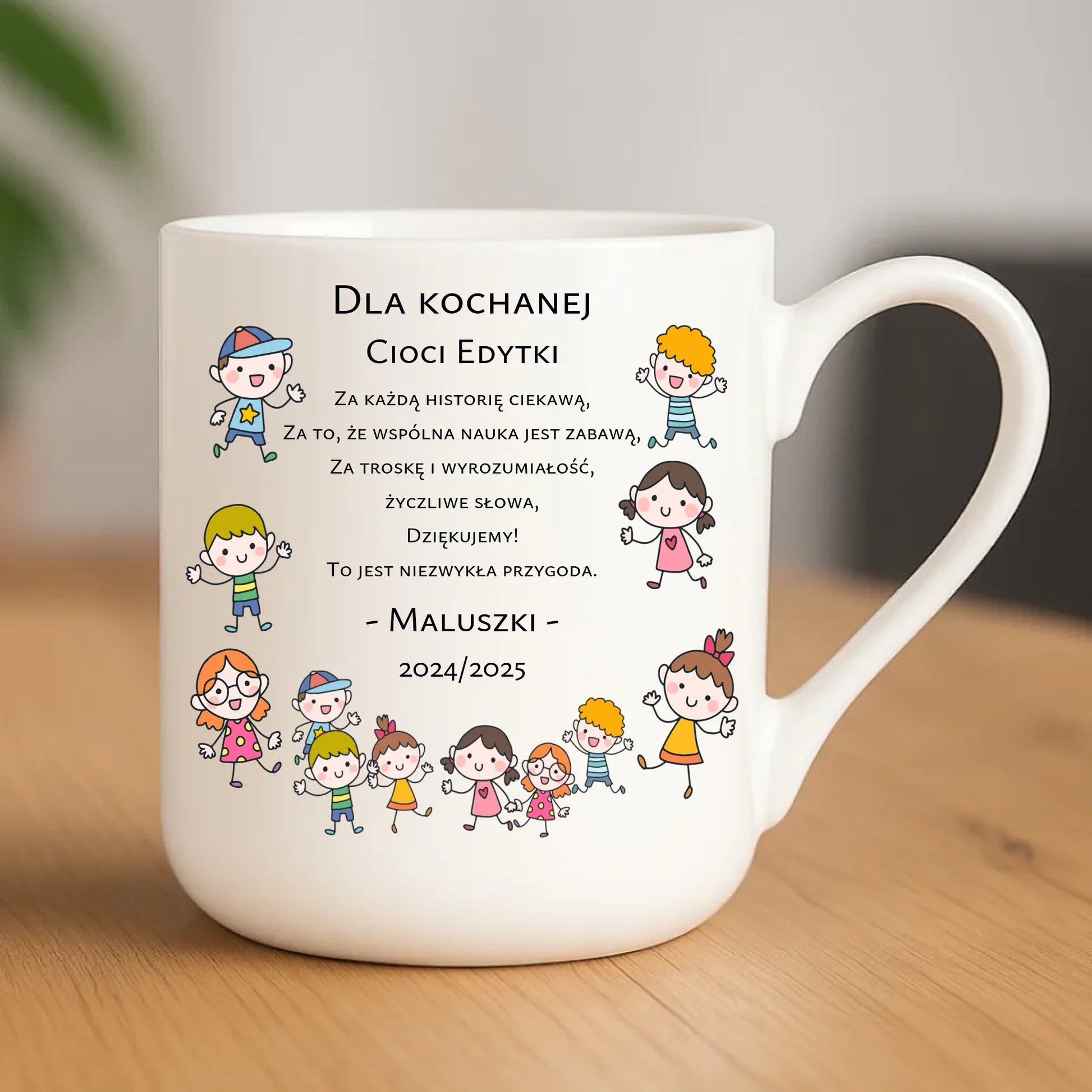 Kubek elegant prezent na zakończenie roku szkolnego dla nauczyciela