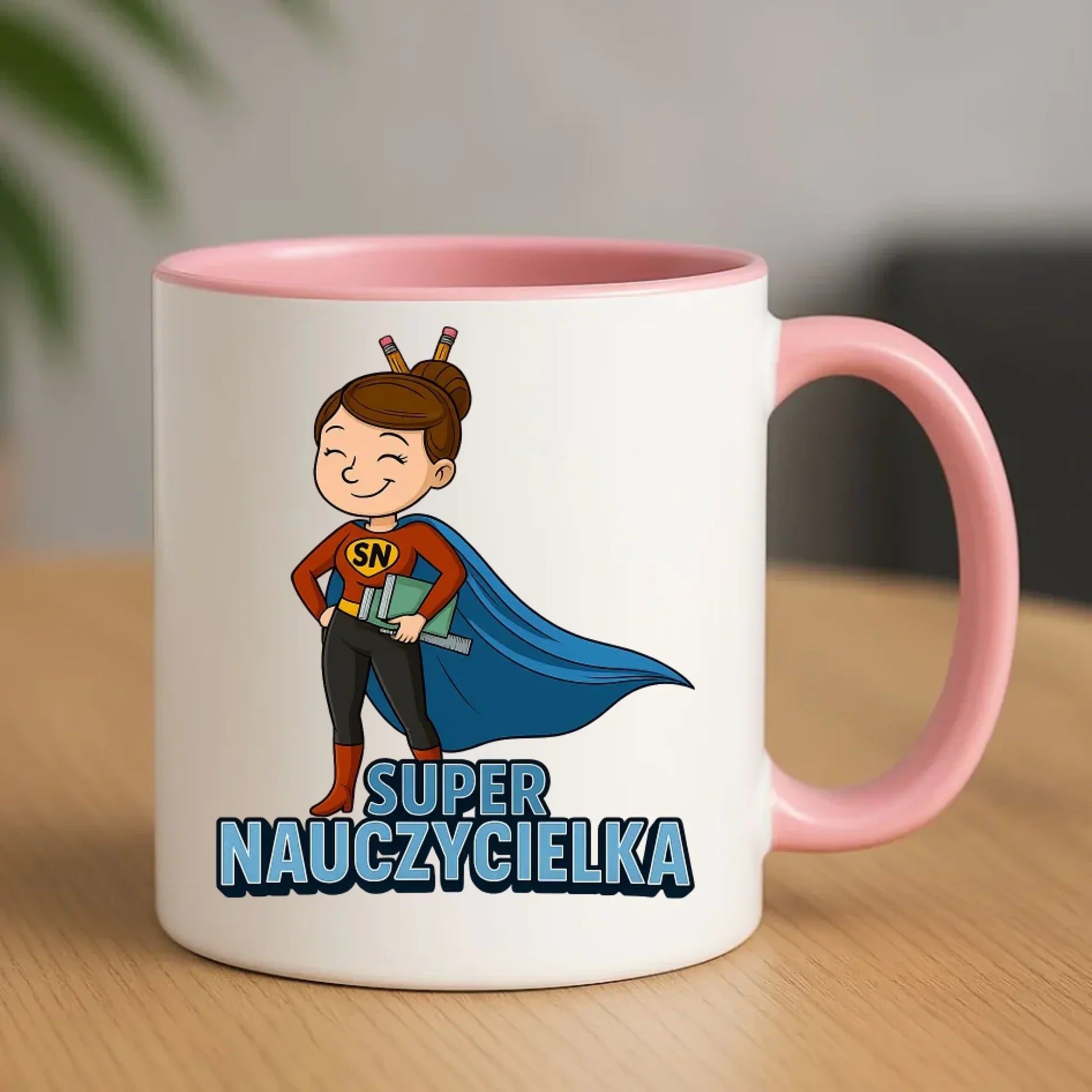 Super Nauczycielka | Kubek dla nauczycielki na prezent N08 - StoryCups.pl