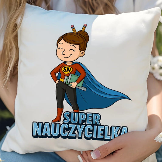 Poduszka prezent na Zakończenie Roku Szkolnego dla nauczyciela