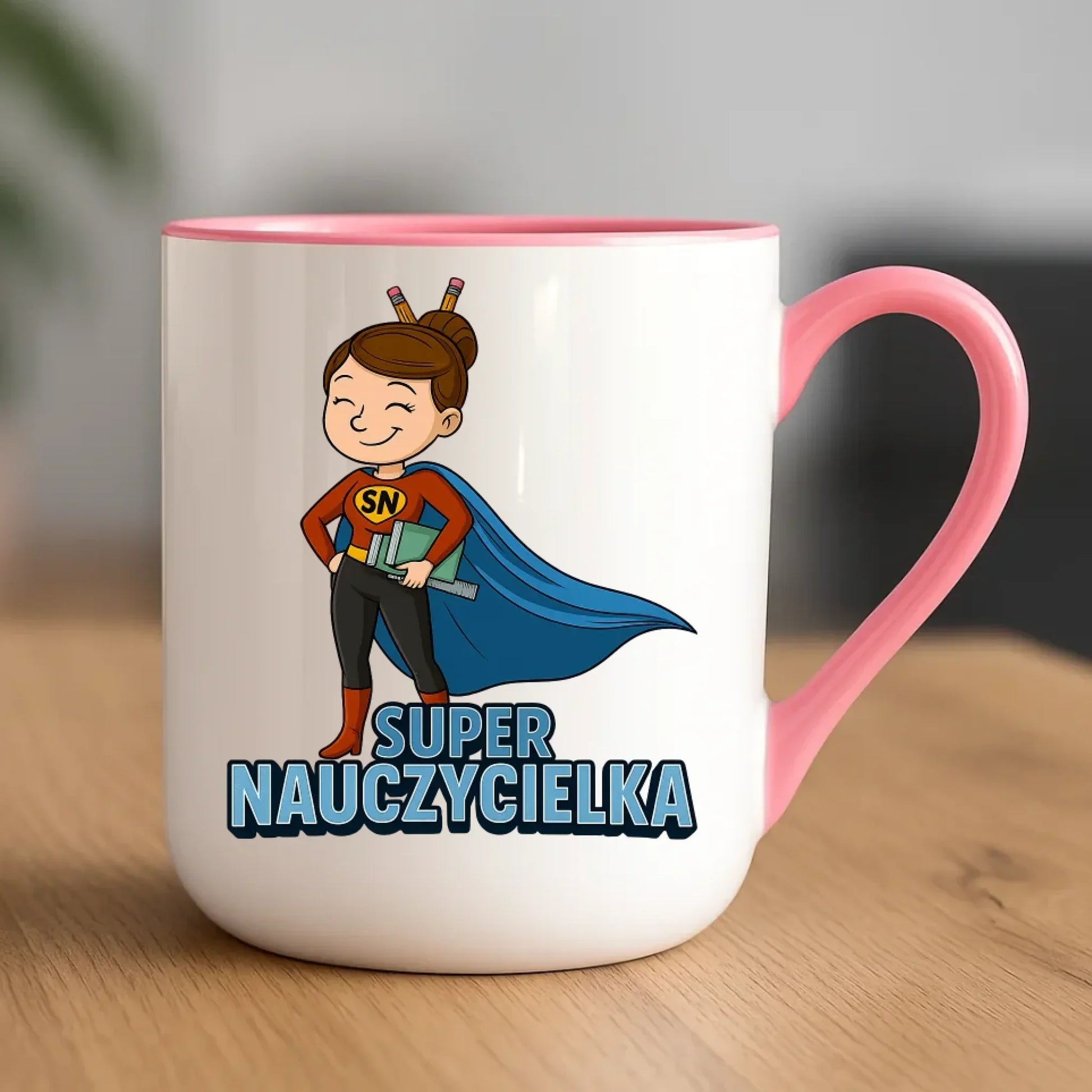 Super Nauczycielka | Kubek elegant dla nauczycielki na prezent N08 - StoryCups.pl