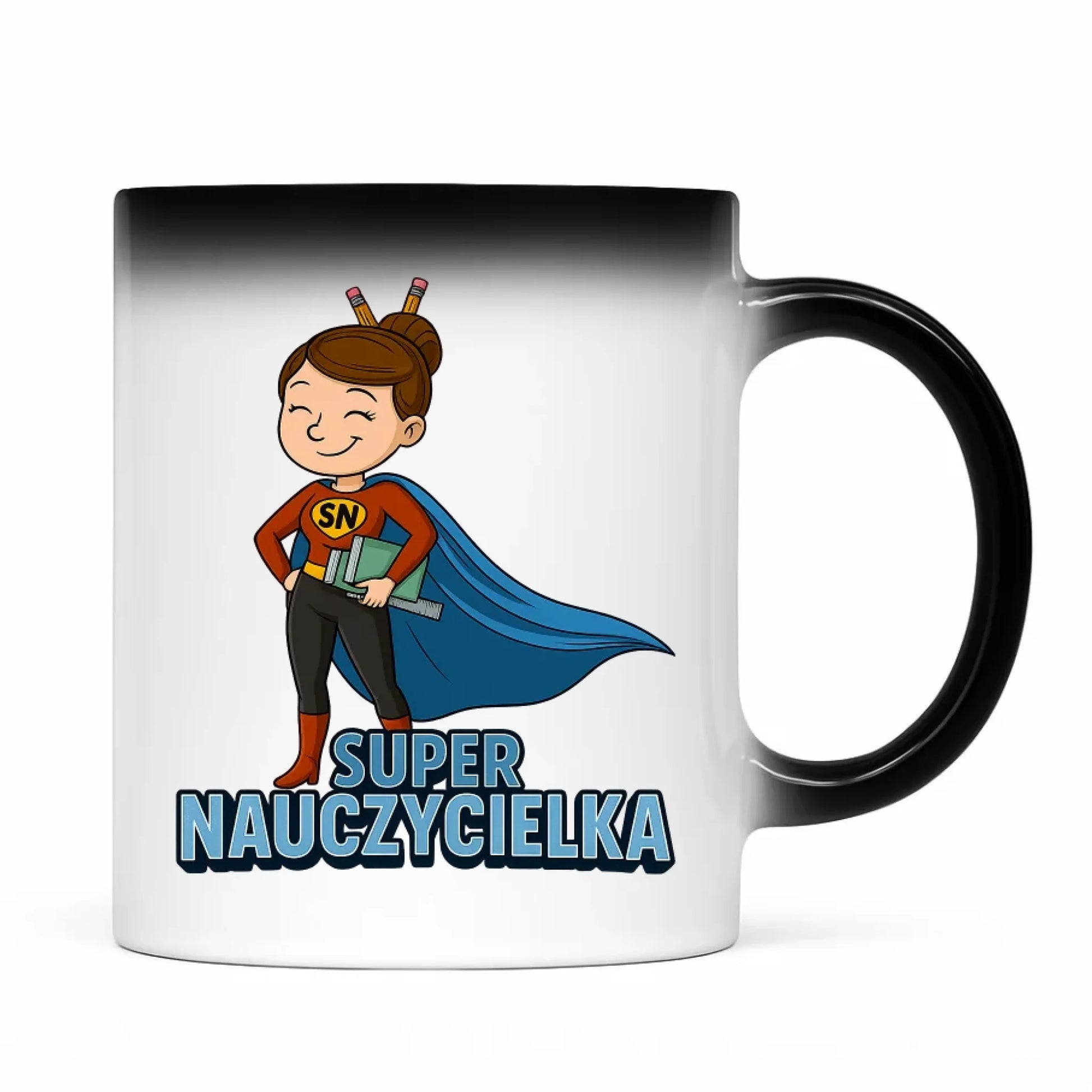 Prezent dla nauczyciela kubek magiczny NAUCZYCIEL ZAKOŃCZENIE ROKU SZKOLNEGO