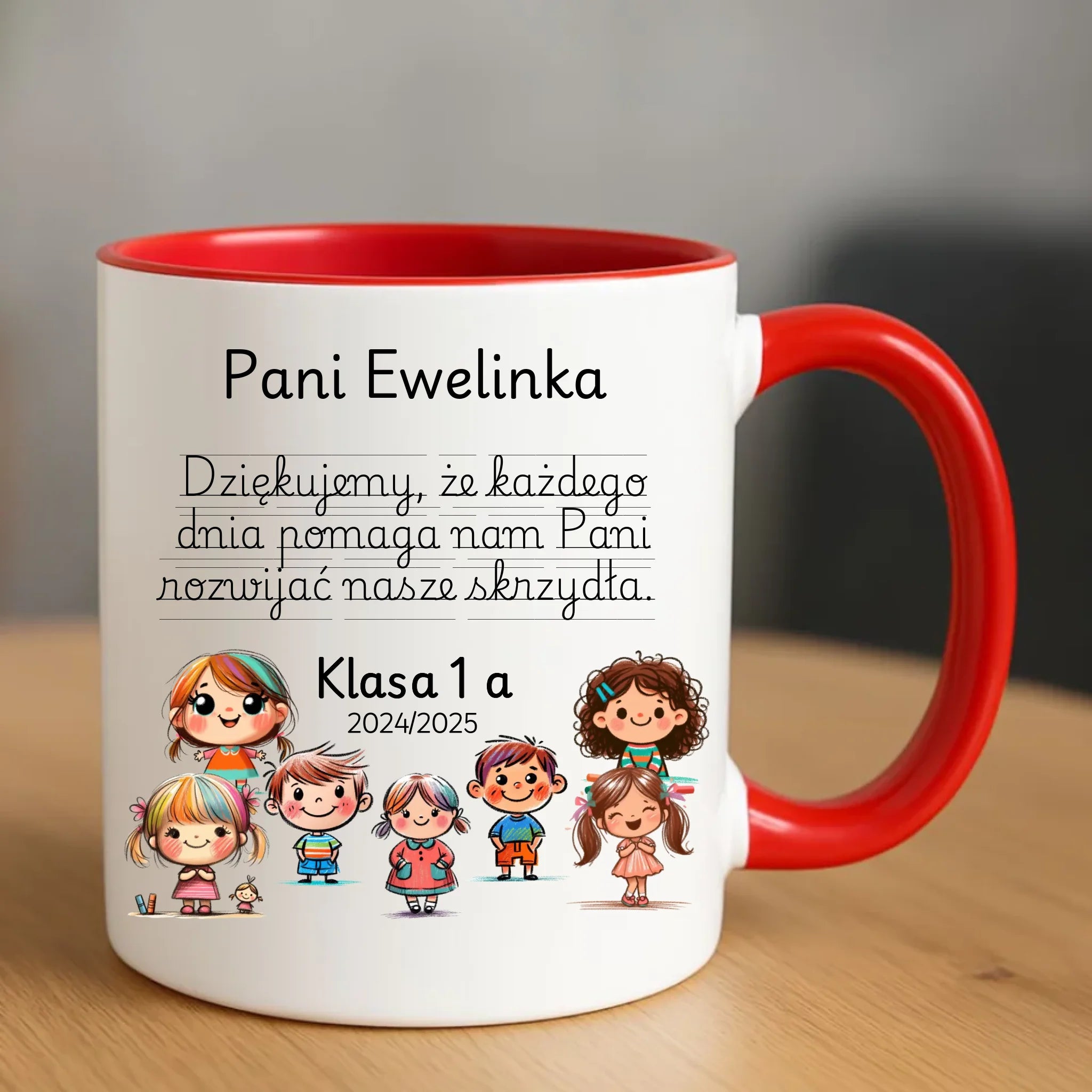 Kubek prezent na zakończenie roku szkolnego dla nauczyciela