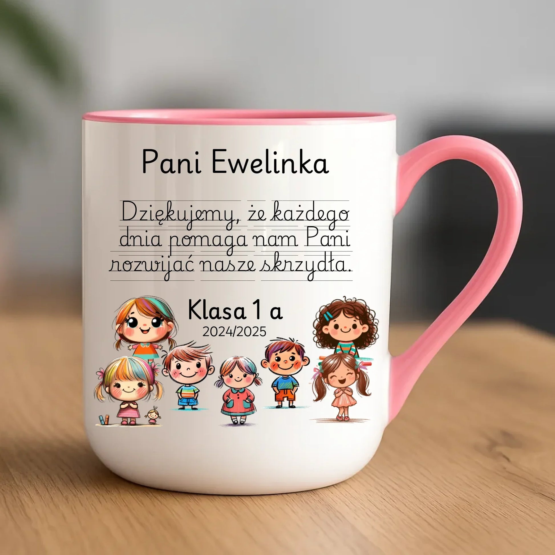 Podziękowanie od uczniów | Kubek elegant prezent dla nauczyciela N09 - StoryCups.pl