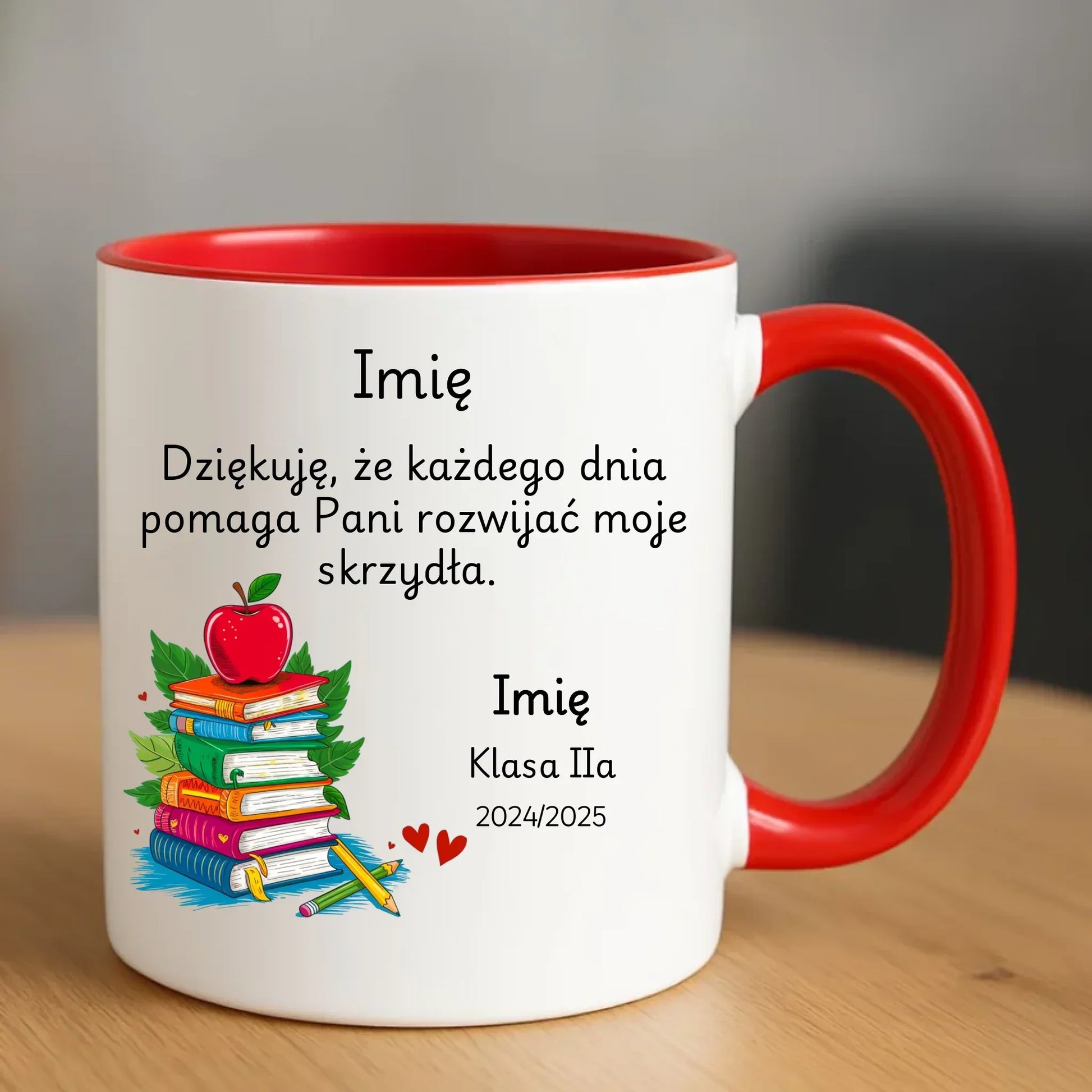 Podziękowanie dla nauczycielki | Kubek prezent na Zakończenie Roku Szkolnego N10 - StoryCups.pl