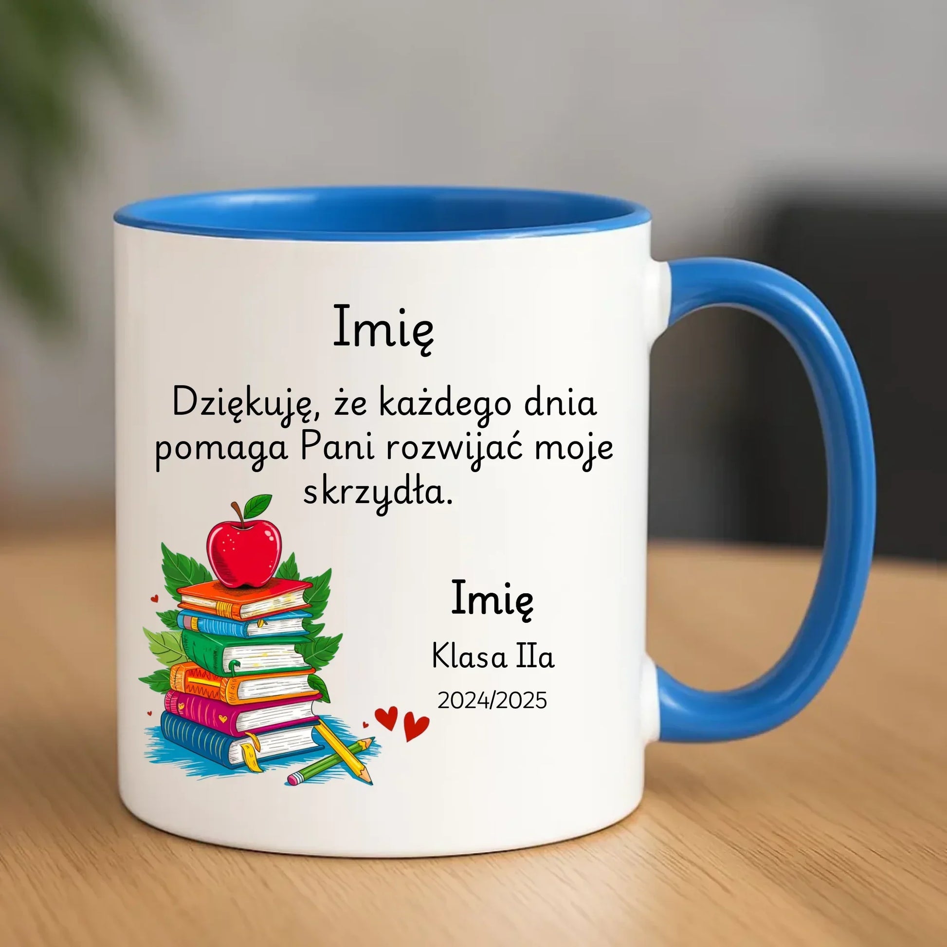 Podziękowanie dla nauczycielki | Kubek prezent na Zakończenie Roku Szkolnego N10 - StoryCups.pl