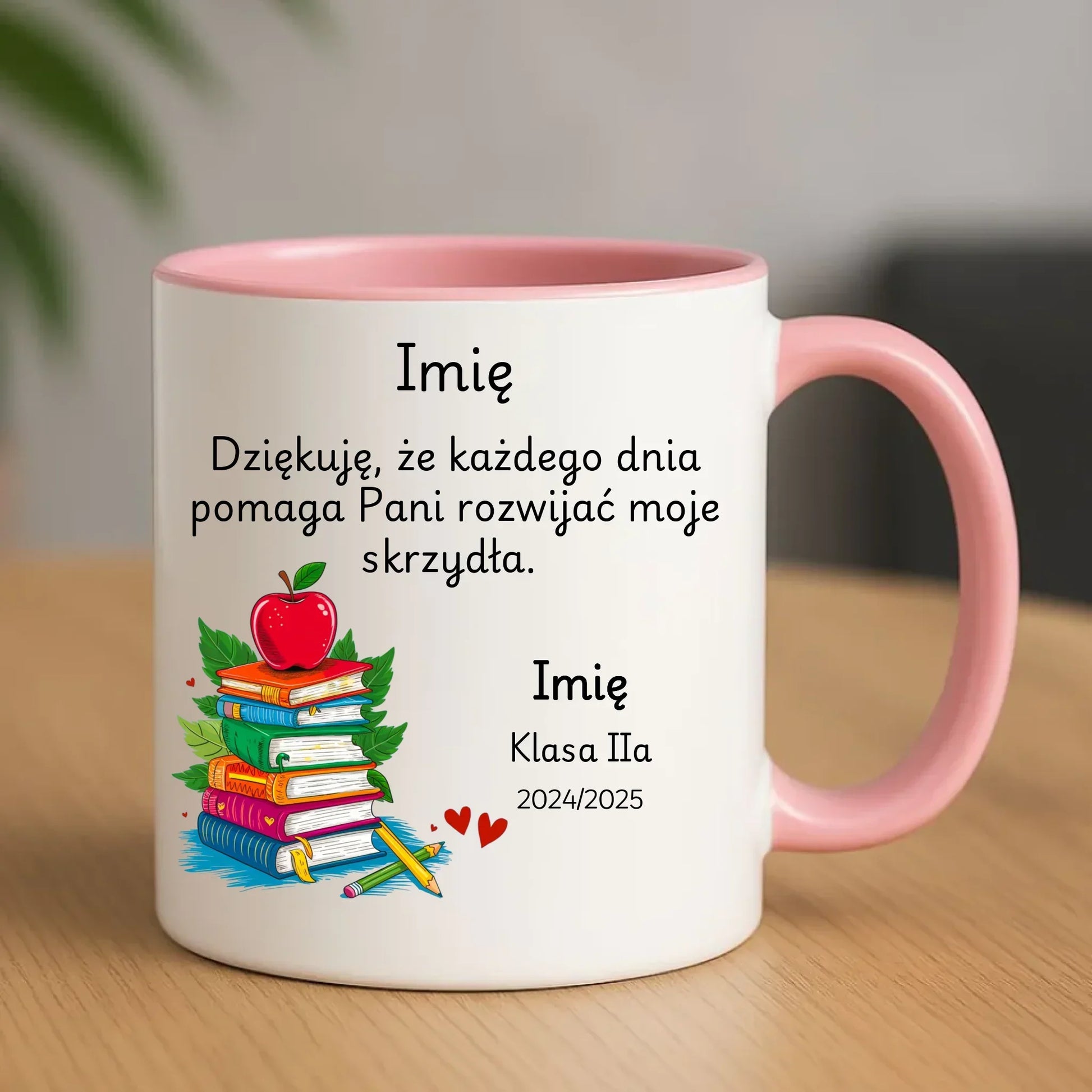 Podziękowanie dla nauczycielki | Kubek prezent na Zakończenie Roku Szkolnego N10 - StoryCups.pl