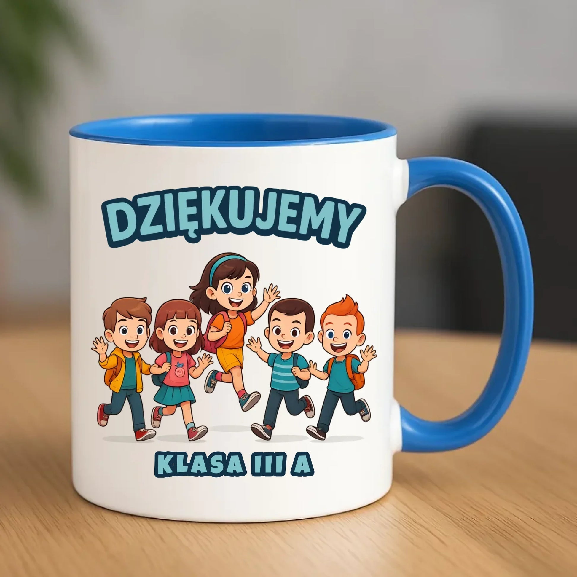 Podziękowanie od klasy dla nauczyciela | Kubek prezent Zakończenie Roku Szkolnego N11 - StoryCups.pl