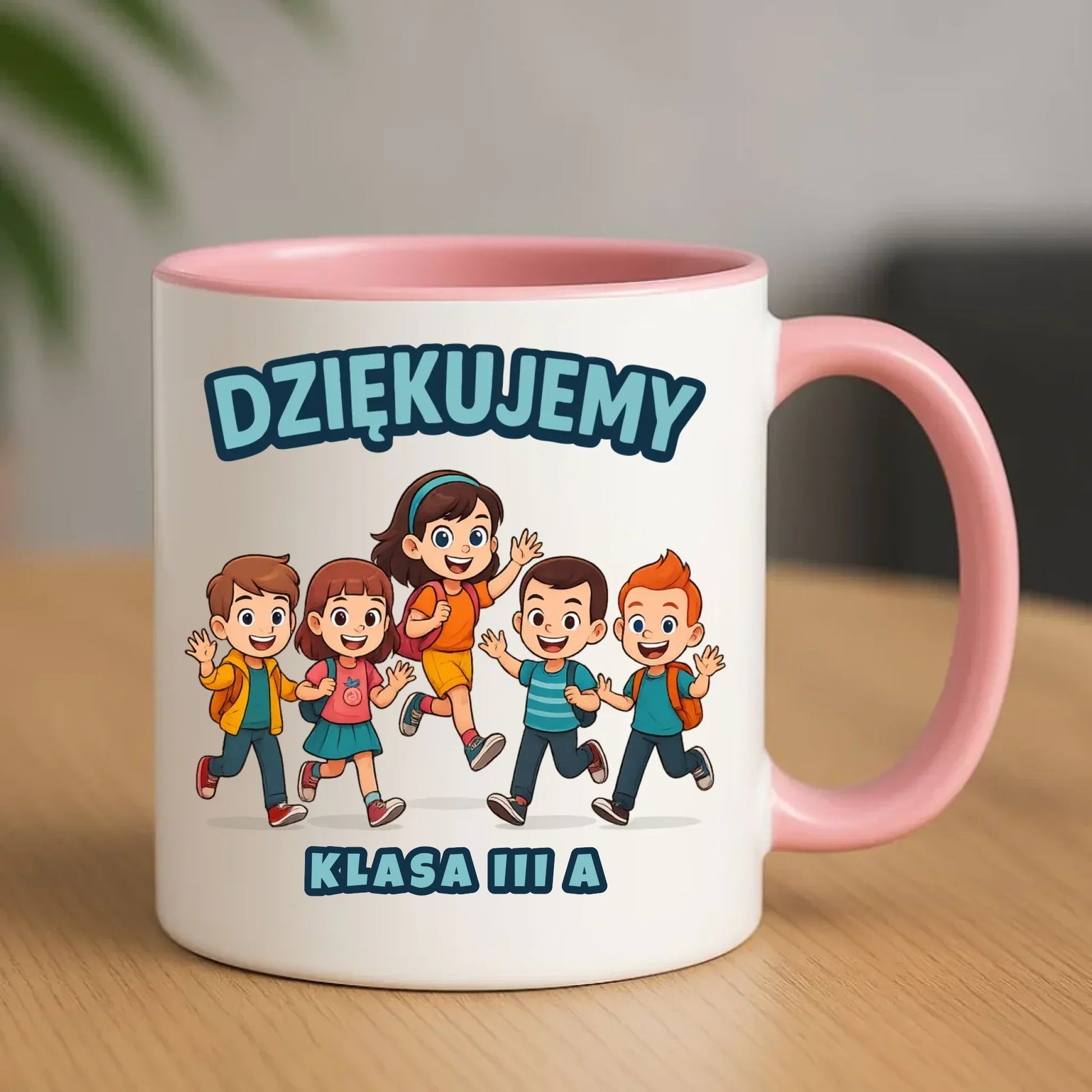 Podziękowanie od klasy dla nauczyciela | Kubek prezent Zakończenie Roku Szkolnego N11 - StoryCups.pl