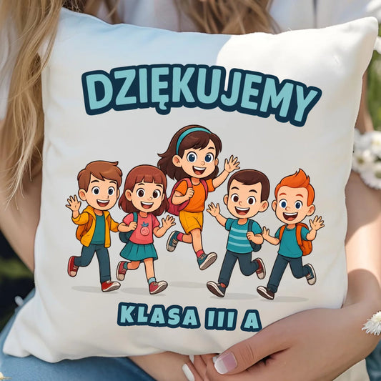 Poduszka prezent na Zakończenie Roku Szkolnego dla nauczyciela