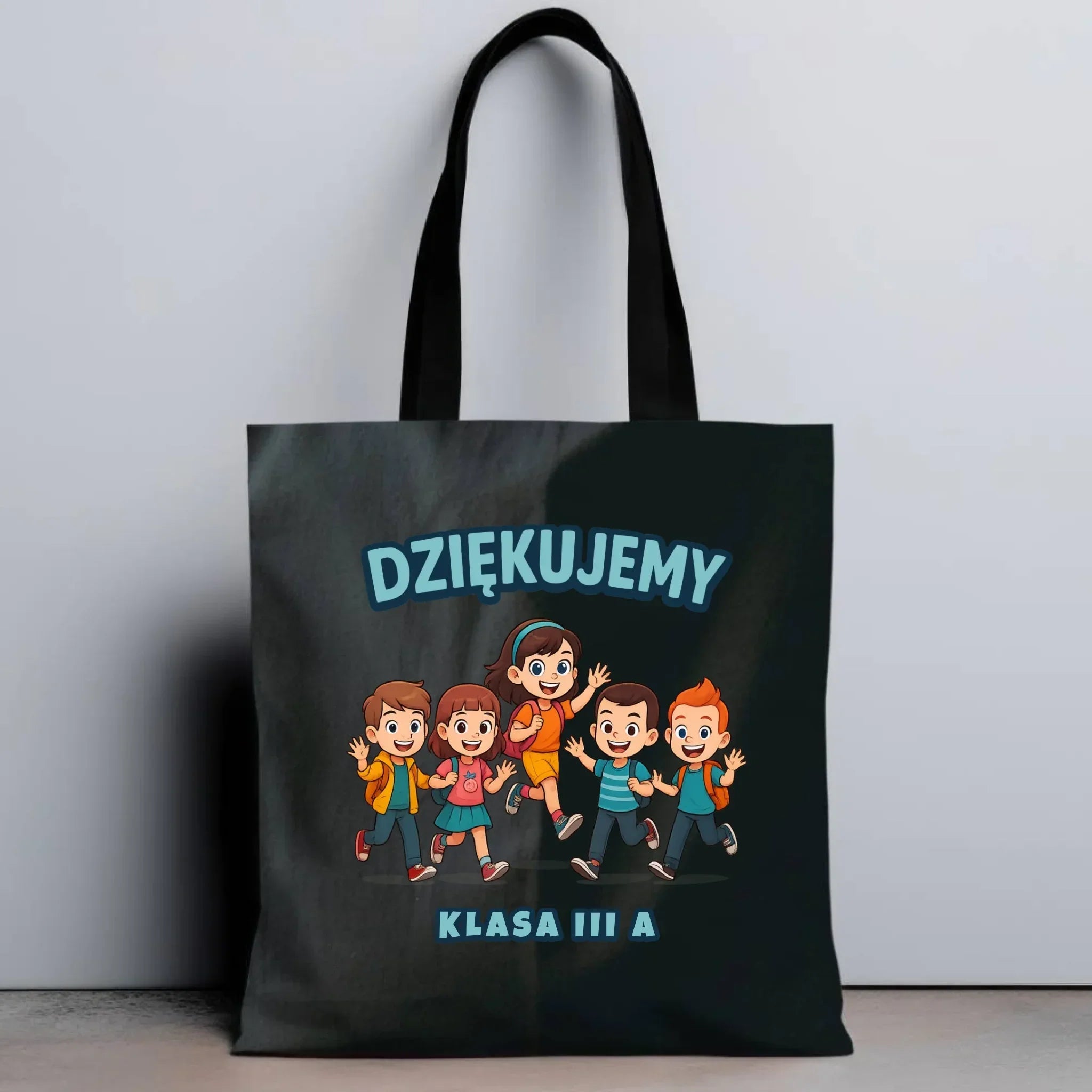 Podziękowanie od klasy dla nauczyciela | Torba prezent na Zakończenie Roku Szkolnego N11 - StoryCups.pl