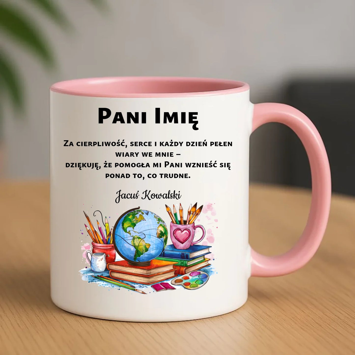 Kubek prezent na zakończenie roku szkolnego dla nauczyciela