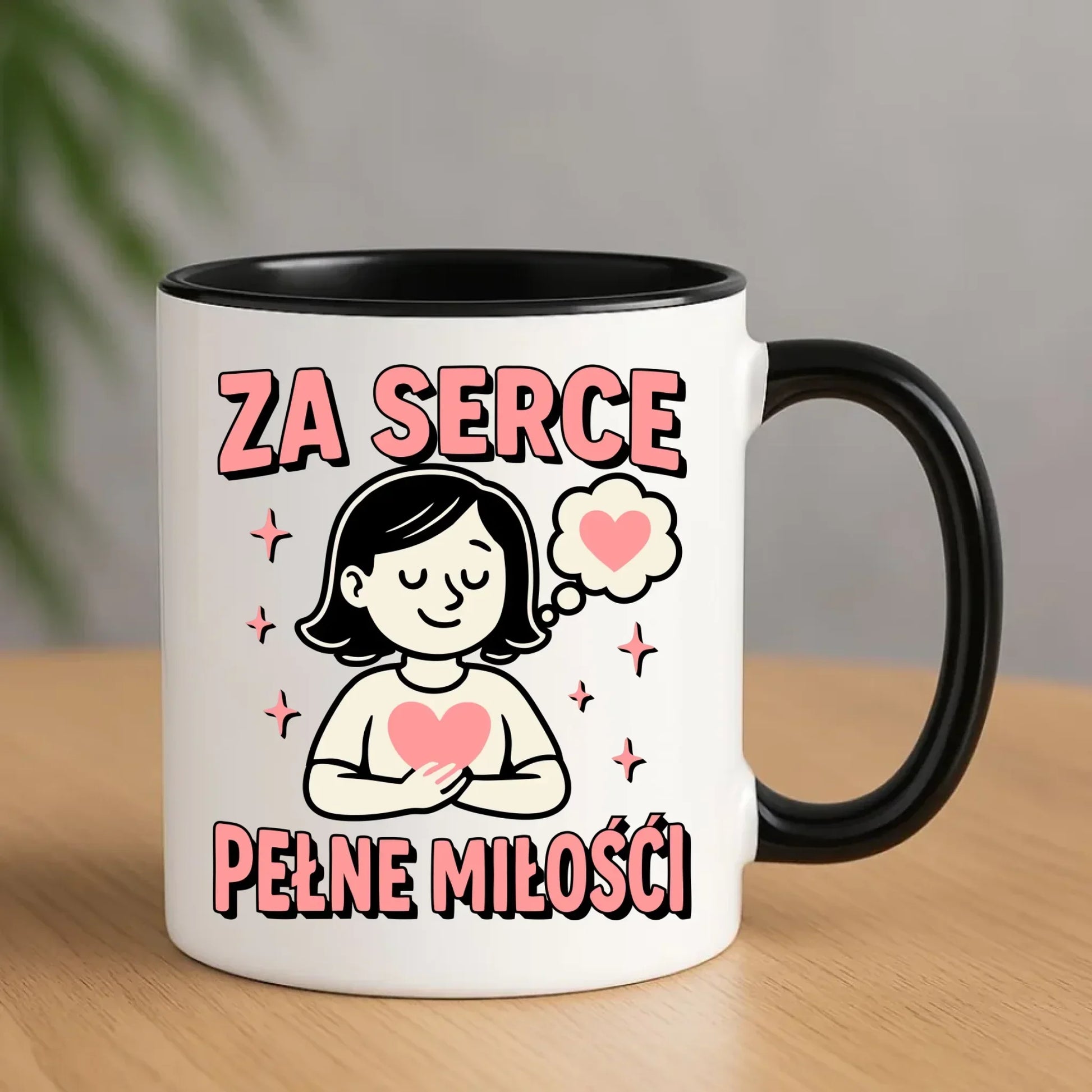 Za serce pełne miłości | Kubek dla nauczycielki na prezent N17 - StoryCups.pl