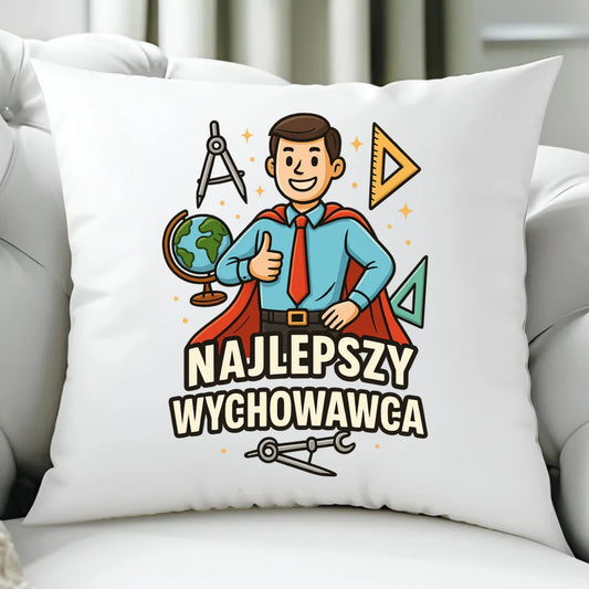 Poduszka prezent na Zakończenie Roku Szkolnego dla nauczyciela
