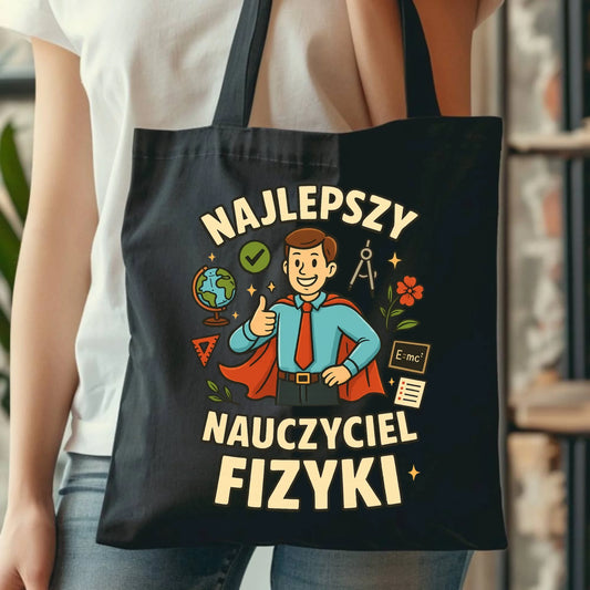 Bawełniana torba prezent dla nauczyciela NAUCZYCIEL WYCHOWAWCA PRZEDSZKOLANKA