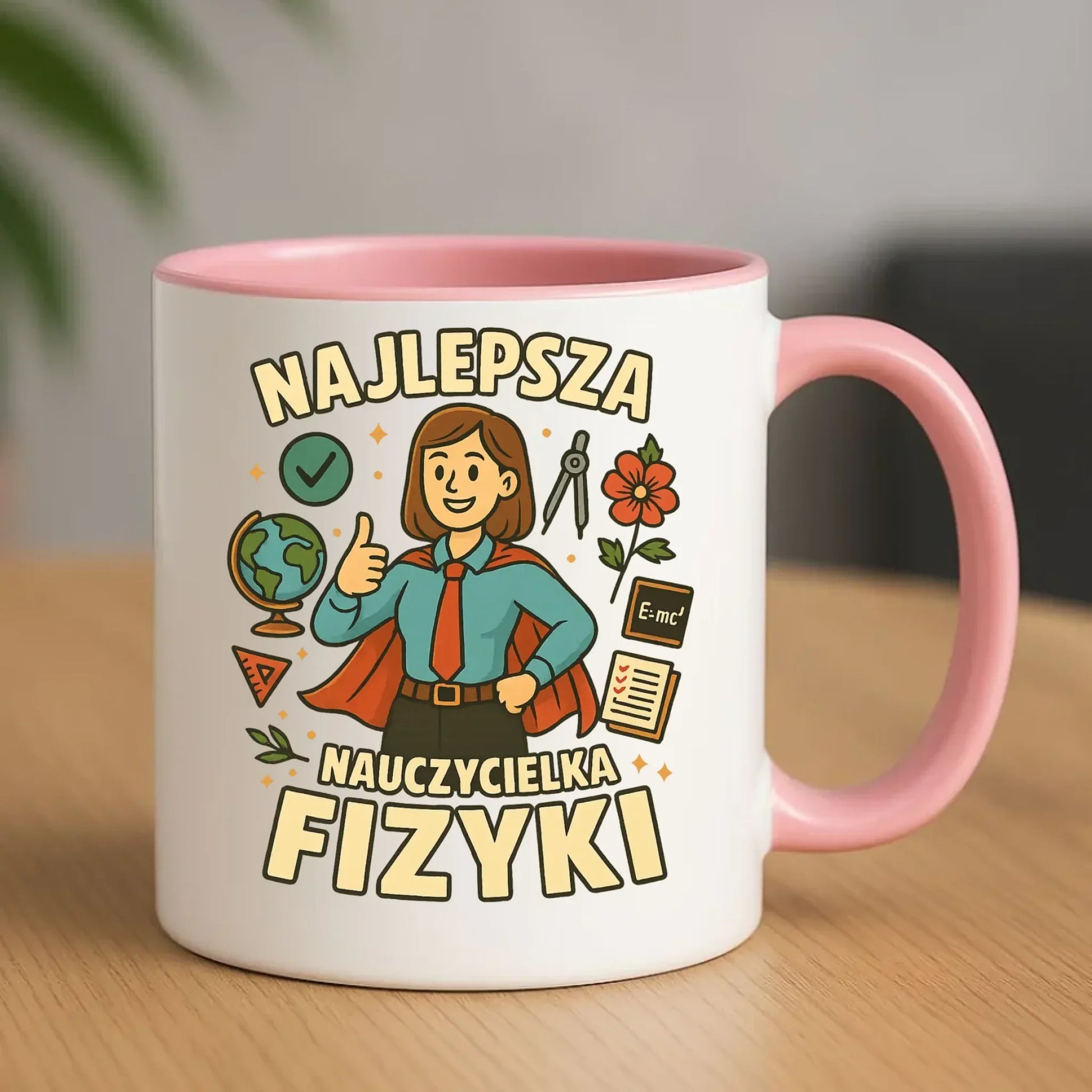 Najlepsza nauczycielka fizyki | Kubek na prezent N23 - StoryCups.pl