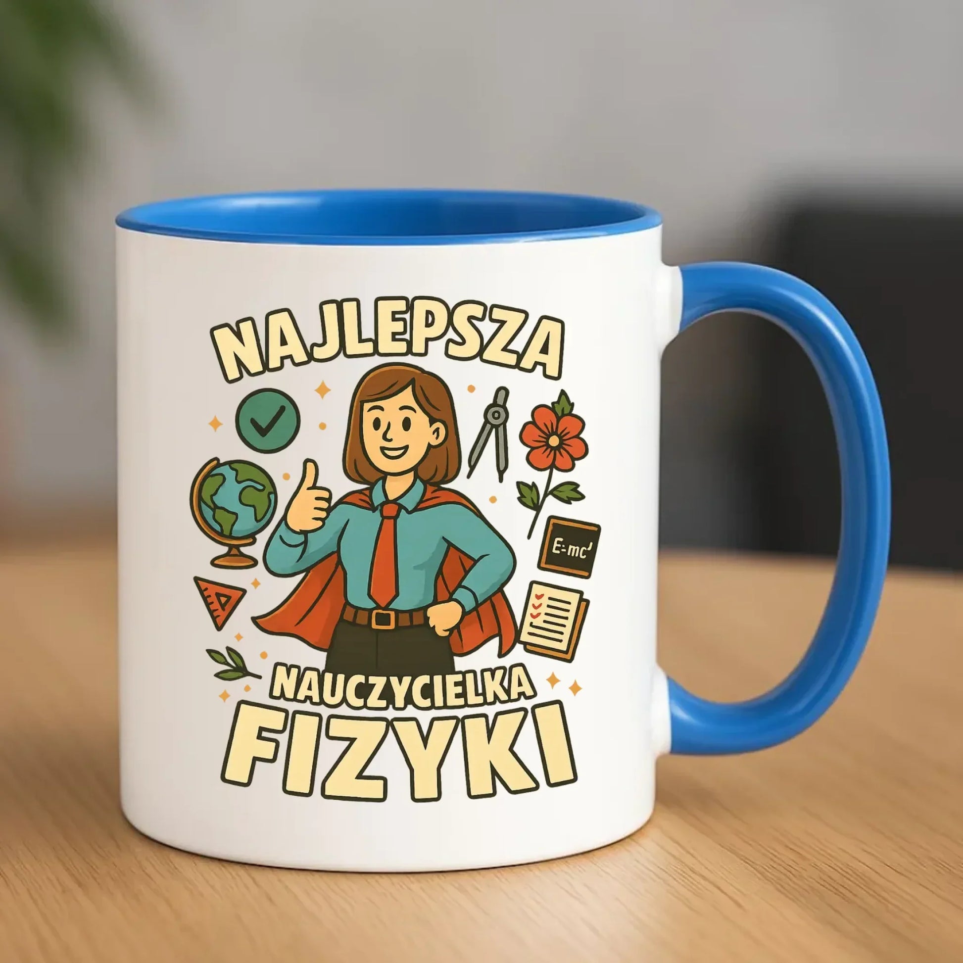 Najlepsza nauczycielka fizyki | Kubek na prezent N23 - StoryCups.pl