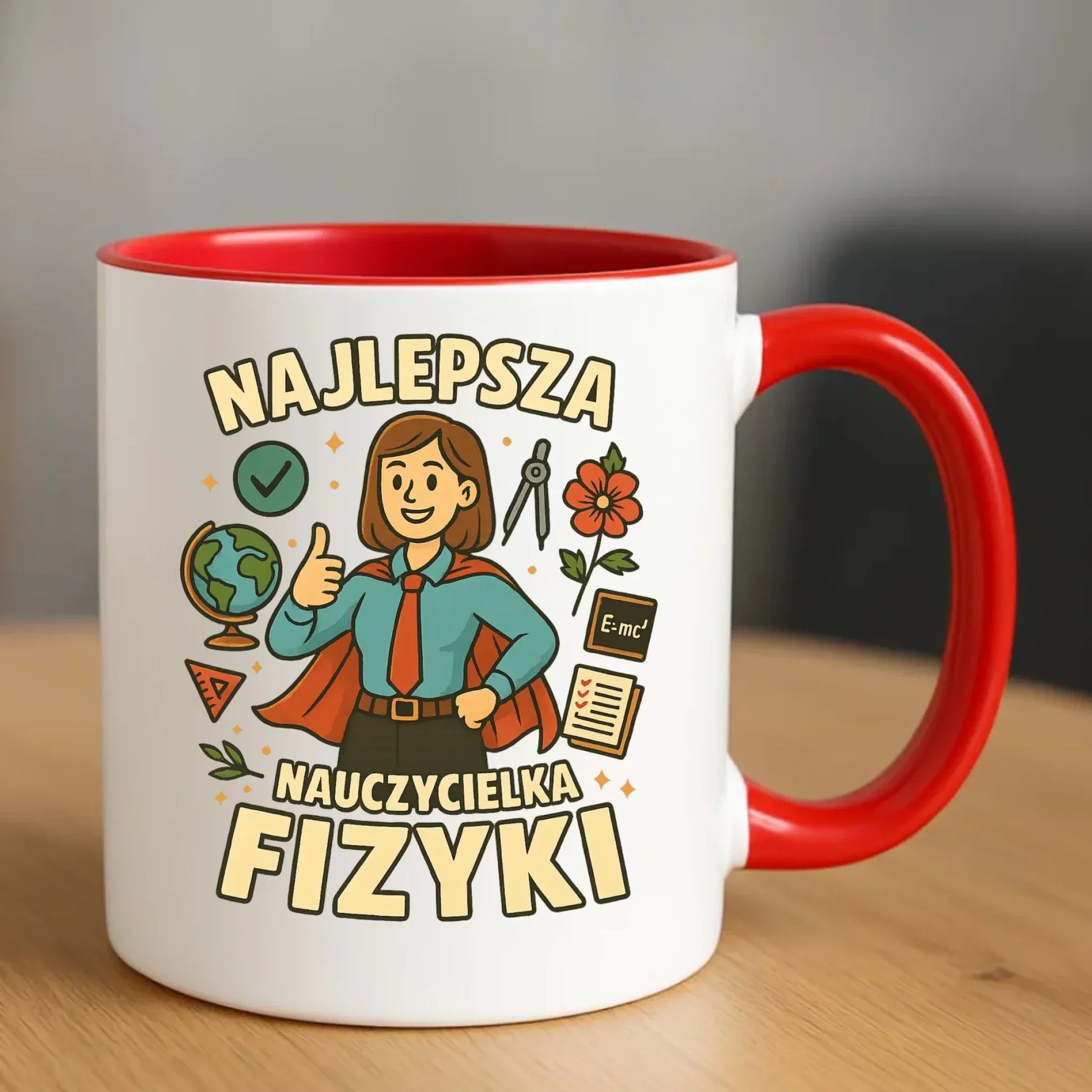 Najlepsza nauczycielka fizyki | Kubek na prezent N23 - StoryCups.pl