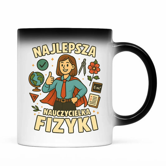 Prezent dla nauczyciela kubek magiczny NAUCZYCIEL ZAKOŃCZENIE ROKU SZKOLNEGO