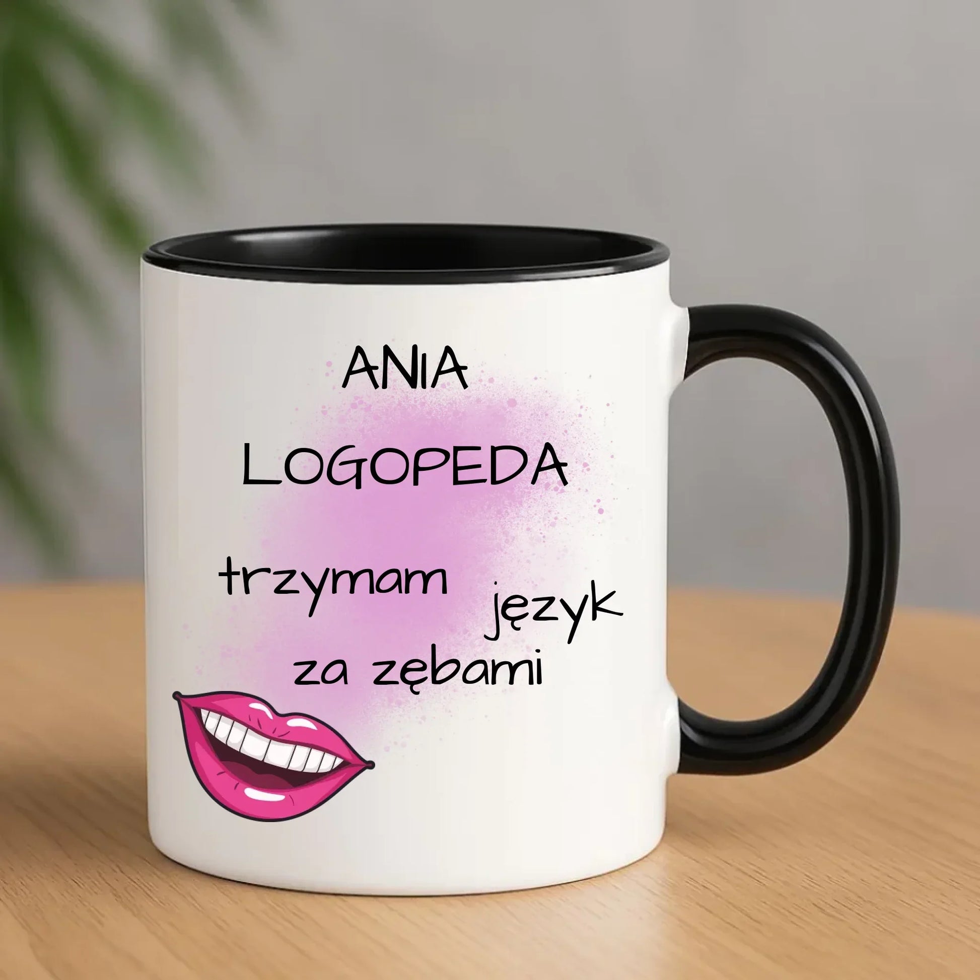 Logopeda | Kubek z imieniem na prezent dla logopedy N24 - StoryCups.pl