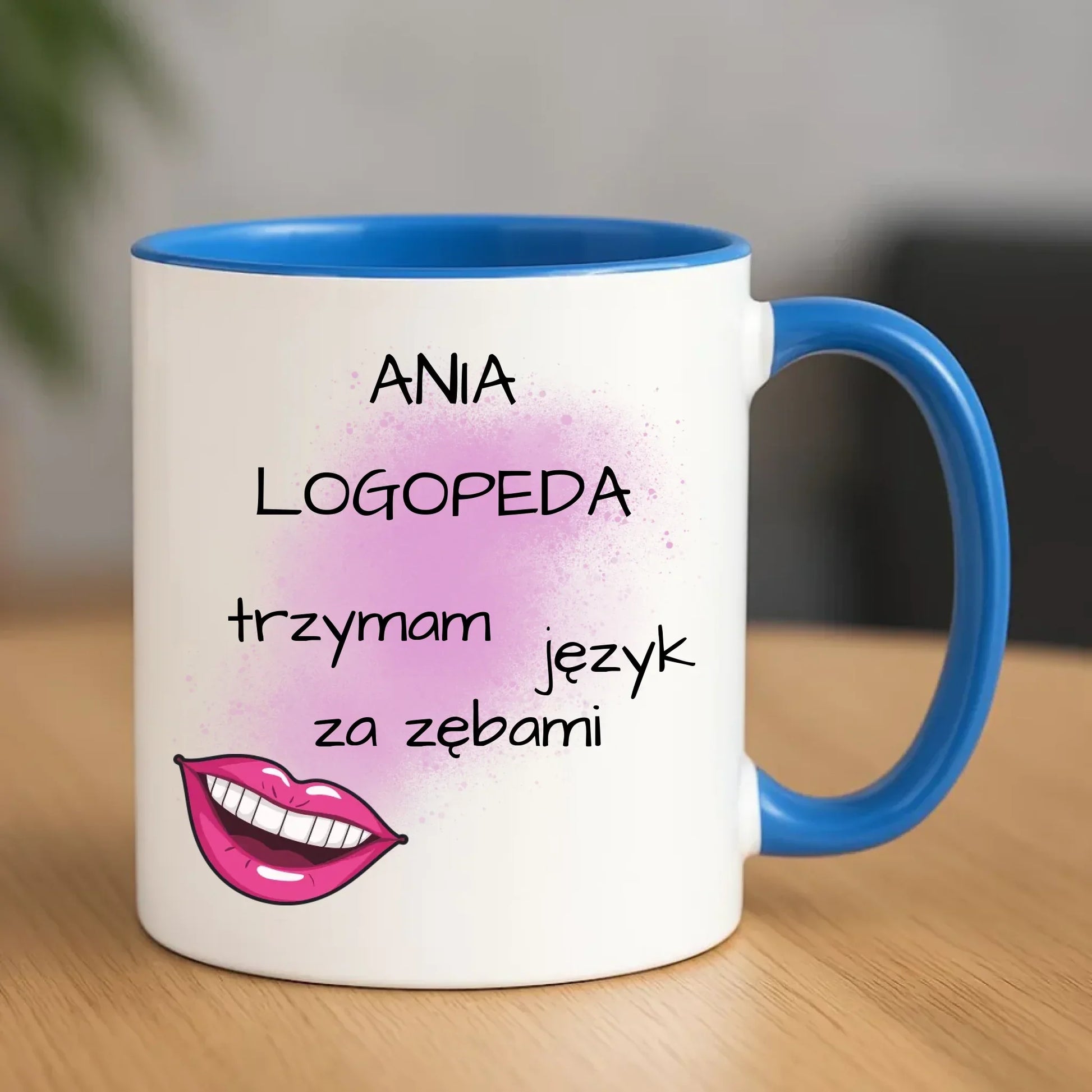 Logopeda | Kubek z imieniem na prezent dla logopedy N24 - StoryCups.pl