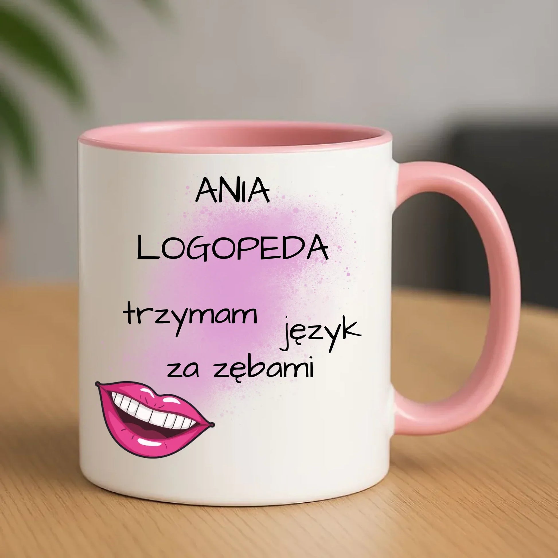 Logopeda | Kubek z imieniem na prezent dla logopedy N24 - StoryCups.pl
