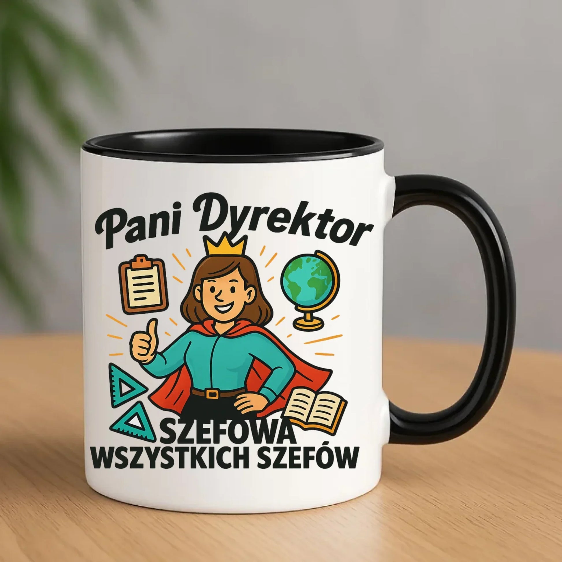Szefowa wszystkich szefów | Kubek dla Pani Dyrektor Szkoły N29 - StoryCups.pl
