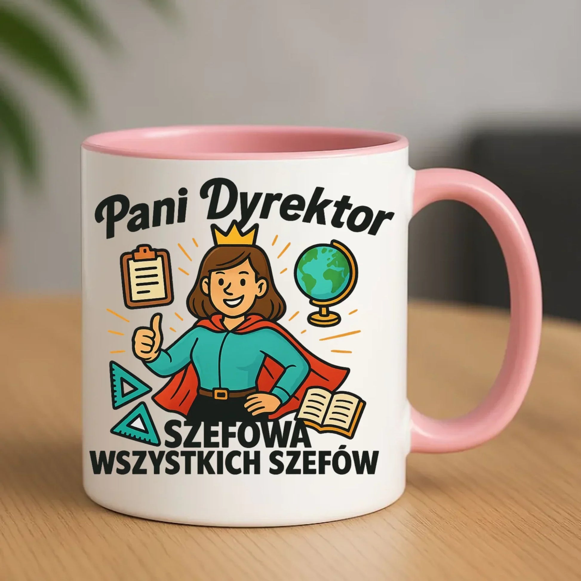 Szefowa wszystkich szefów | Kubek dla Pani Dyrektor Szkoły N29 - StoryCups.pl