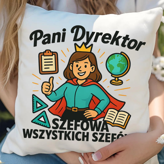 Poduszka prezent na Zakończenie Roku Szkolnego dla nauczyciela