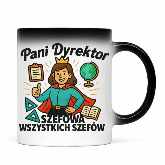 Prezent dla nauczyciela kubek magiczny NAUCZYCIEL ZAKOŃCZENIE ROKU SZKOLNEGO