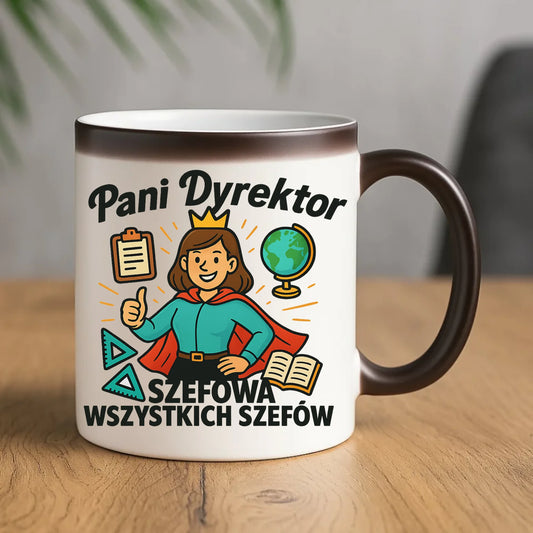 Prezent dla nauczyciela kubek magiczny NAUCZYCIEL ZAKOŃCZENIE ROKU SZKOLNEGO