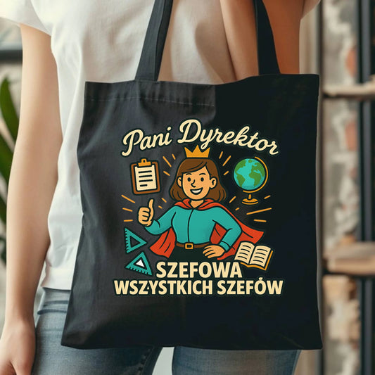 Bawełniana torba prezent dla nauczyciela NAUCZYCIEL WYCHOWAWCA PRZEDSZKOLANKA