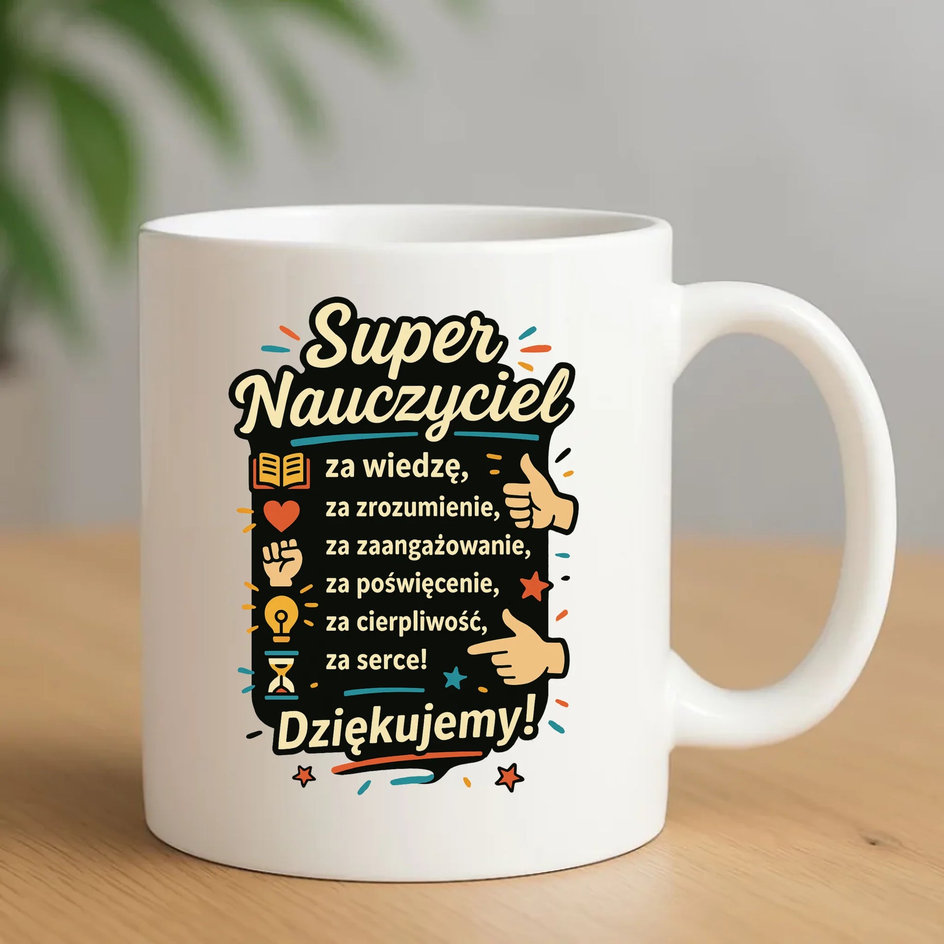 Kubek prezent na zakończenie roku szkolnego dla nauczyciela