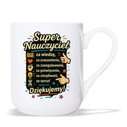 Kubek elegant prezent na zakończenie roku szkolnego dla nauczyciela