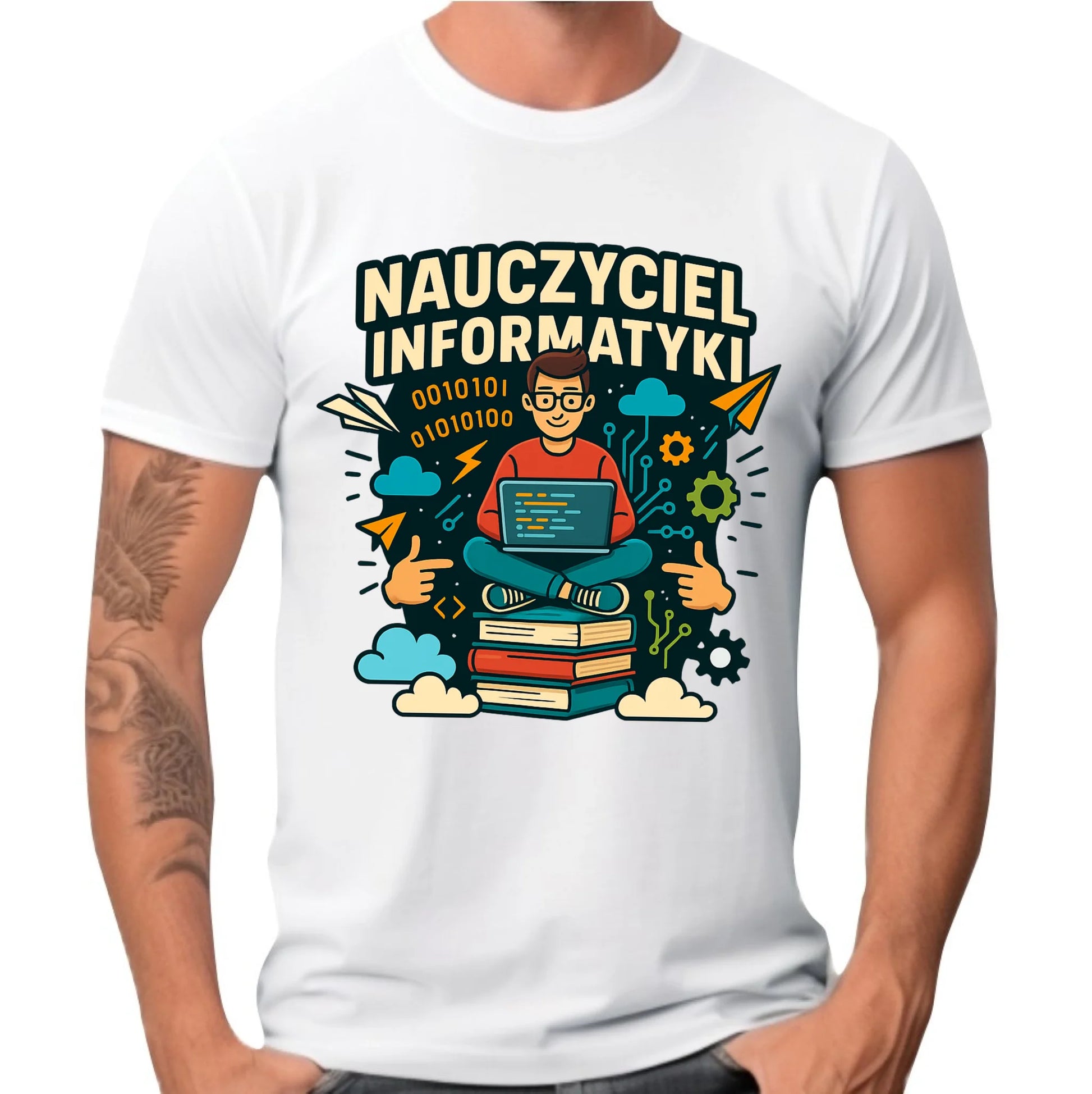 Koszulka dla nauczyciela na prezent NAUCZYCIEL ZAKOŃCZENIE ROKU SZKOLNEGO