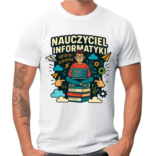 Koszulka dla nauczyciela na prezent NAUCZYCIEL ZAKOŃCZENIE ROKU SZKOLNEGO