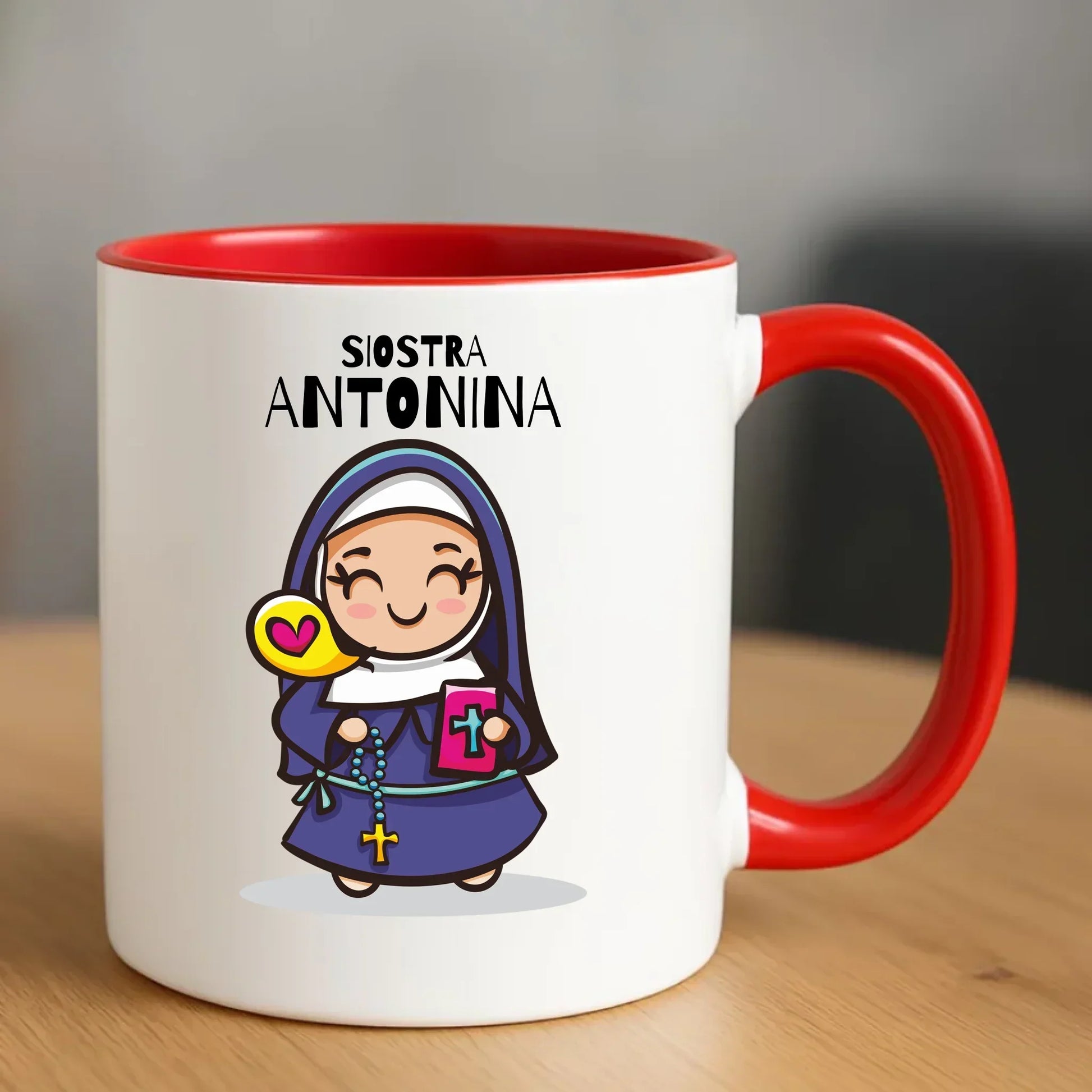 Siostra zakonna | Kubek z imieniem na prezent N30 - StoryCups.pl