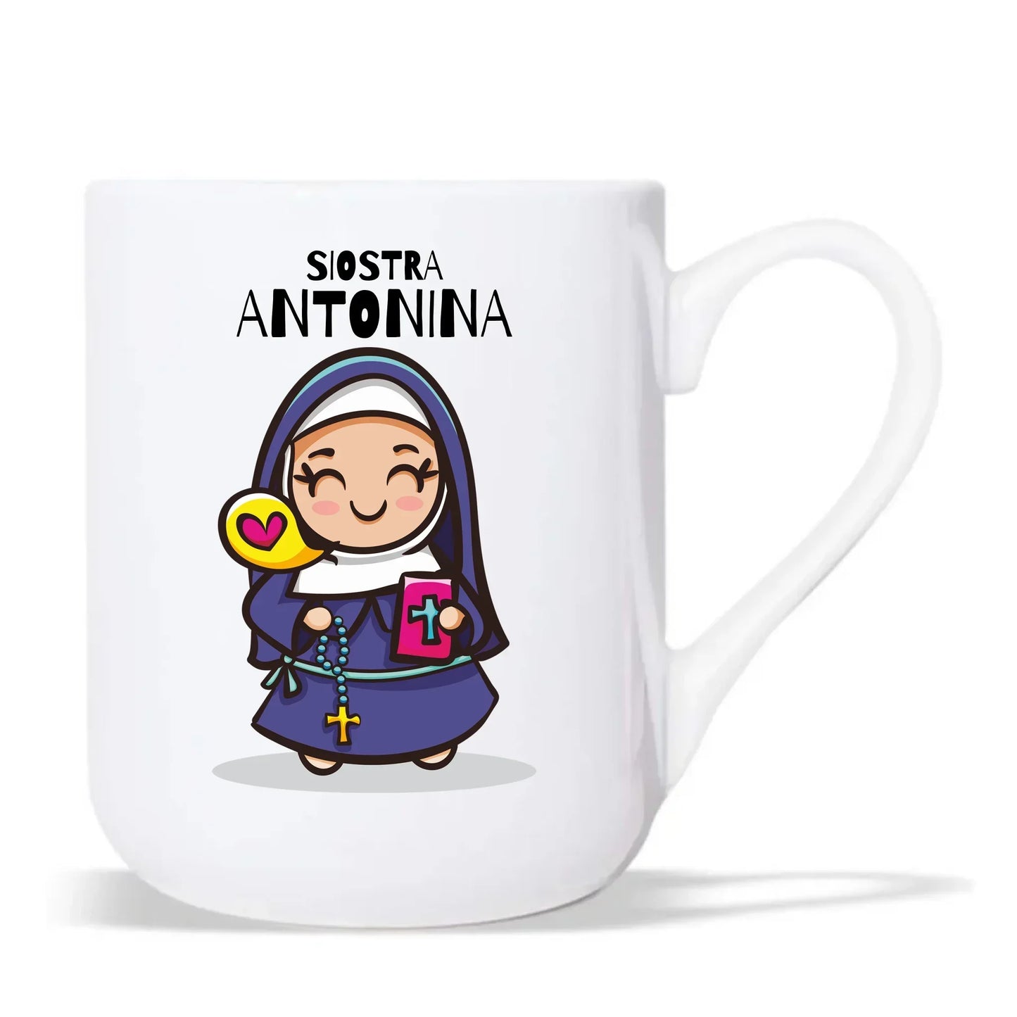 Siostra zakonna | Kubek elegant z imieniem na prezent N30 - StoryCups.pl