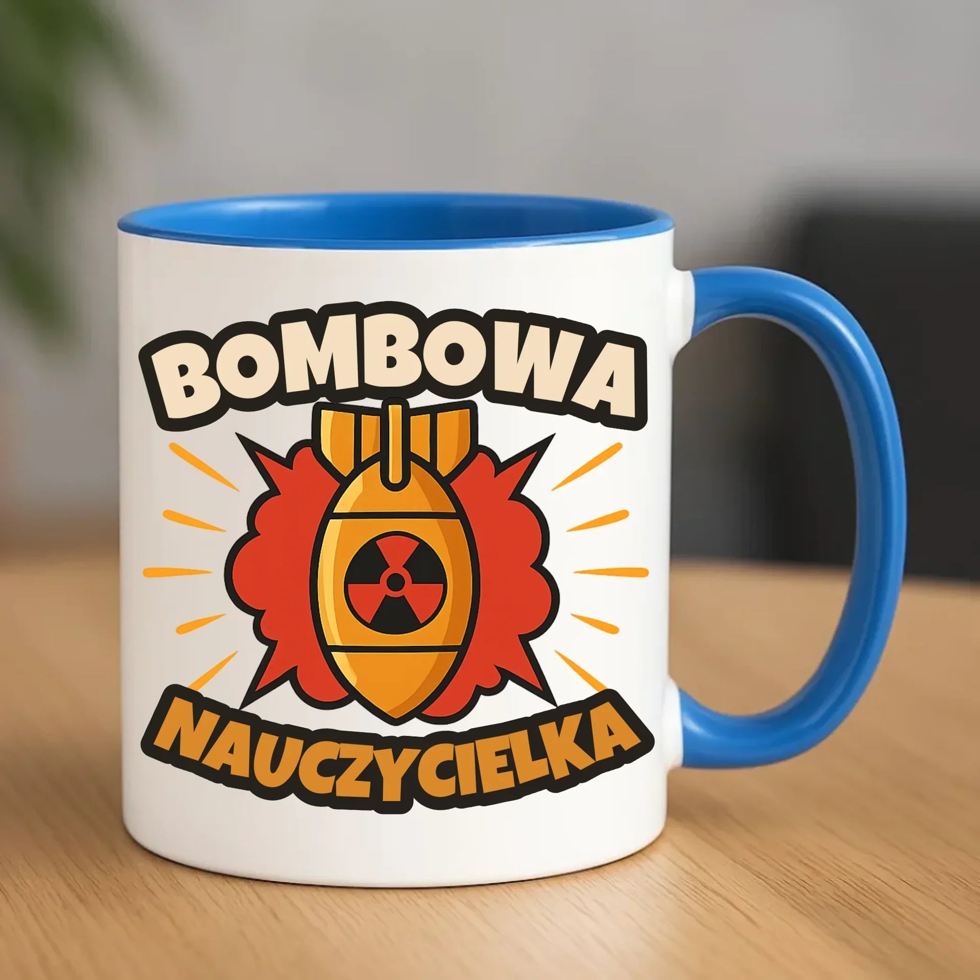 Bombowa nauczycielka | Kubek prezent dla nauczycielki N34 - StoryCups.pl