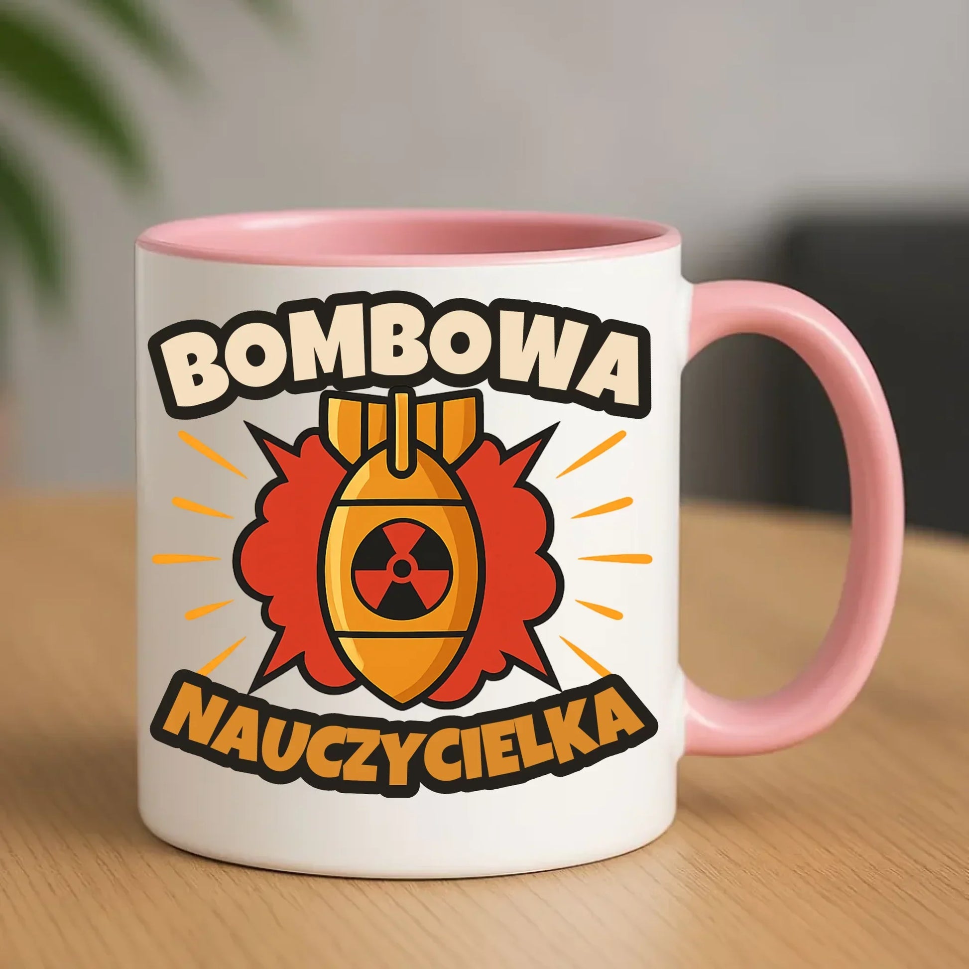 Bombowa nauczycielka | Kubek prezent dla nauczycielki N34 - StoryCups.pl