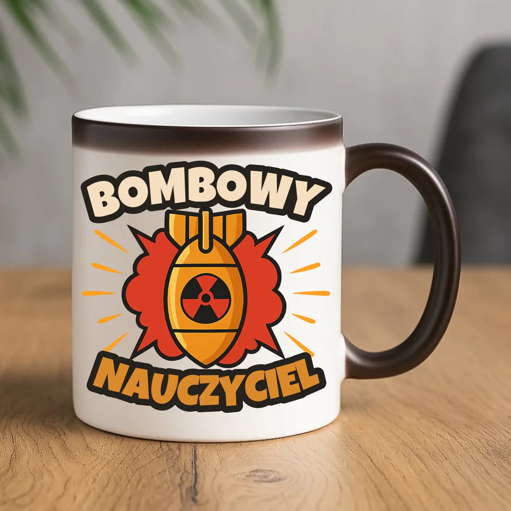 Prezent dla nauczyciela kubek magiczny NAUCZYCIEL ZAKOŃCZENIE ROKU SZKOLNEGO