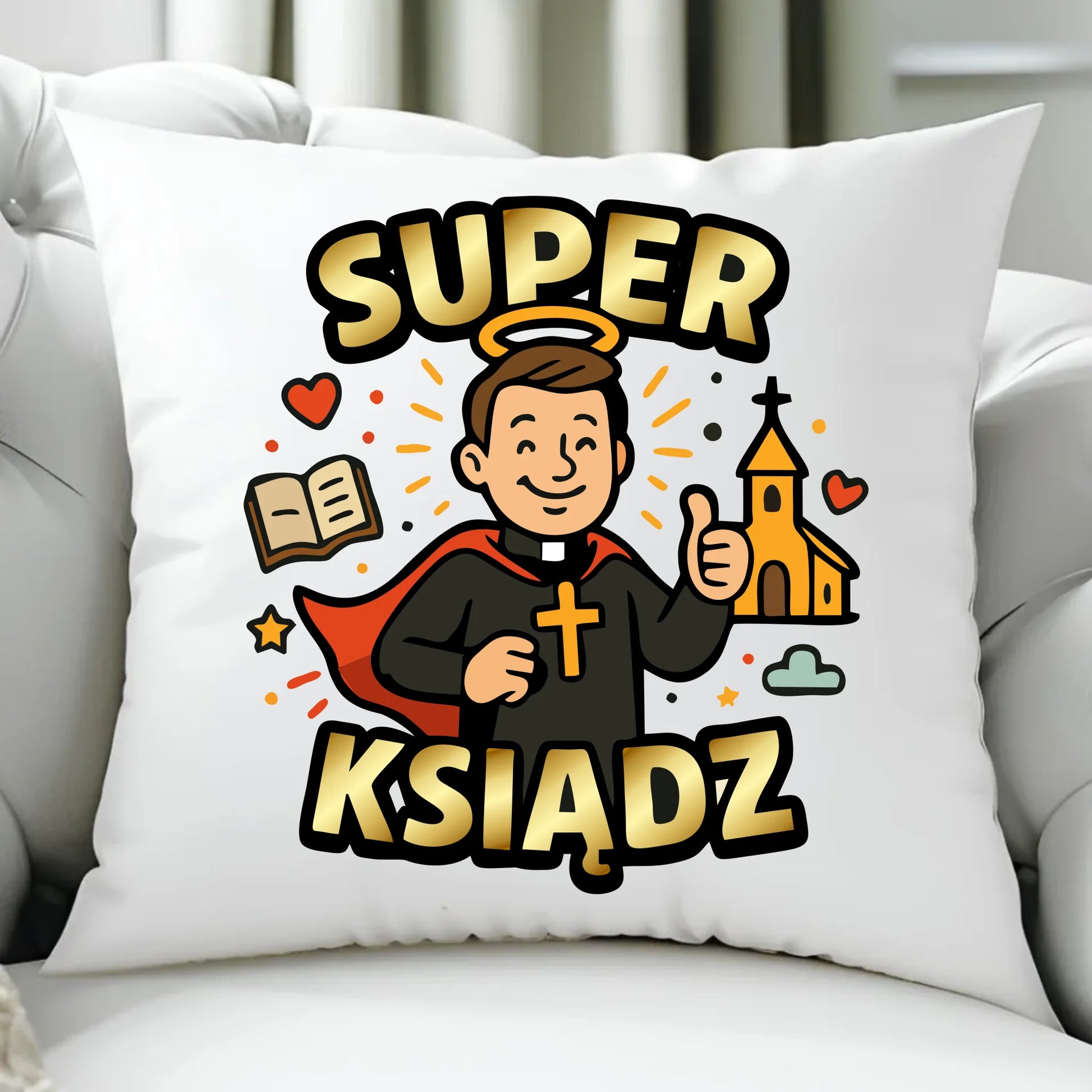 Poduszka prezent na Zakończenie Roku Szkolnego dla nauczyciela
