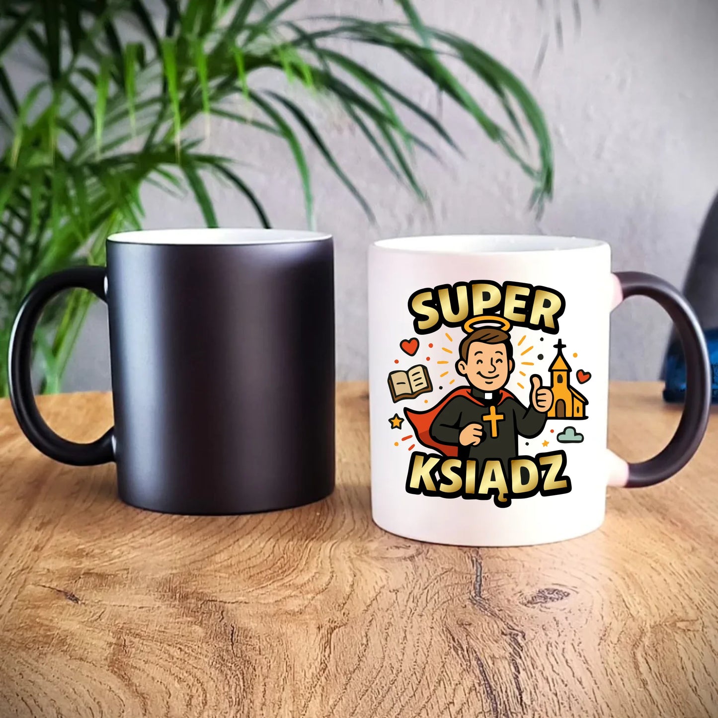 Prezent dla nauczyciela kubek magiczny NAUCZYCIEL ZAKOŃCZENIE ROKU SZKOLNEGO