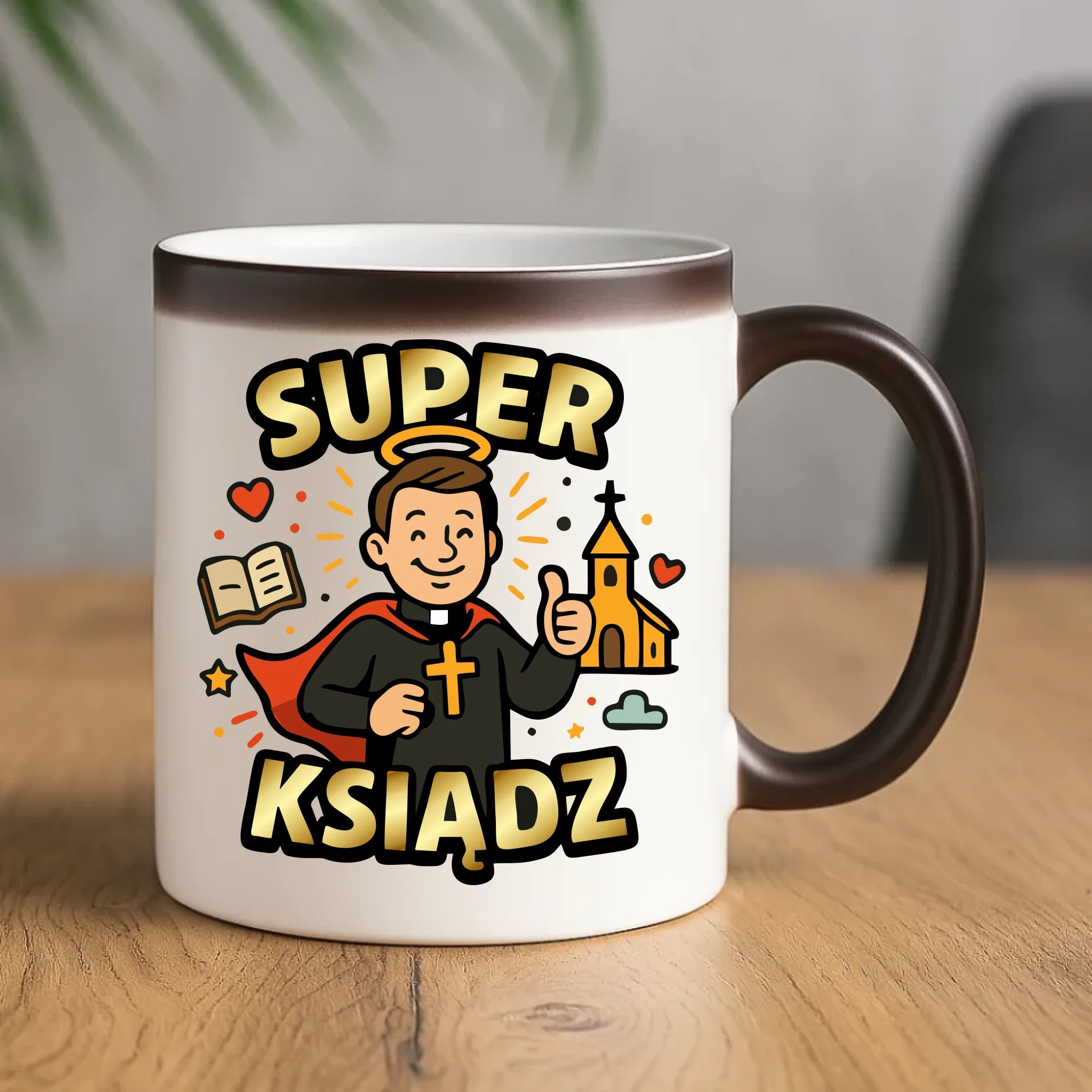 Prezent dla nauczyciela kubek magiczny NAUCZYCIEL ZAKOŃCZENIE ROKU SZKOLNEGO