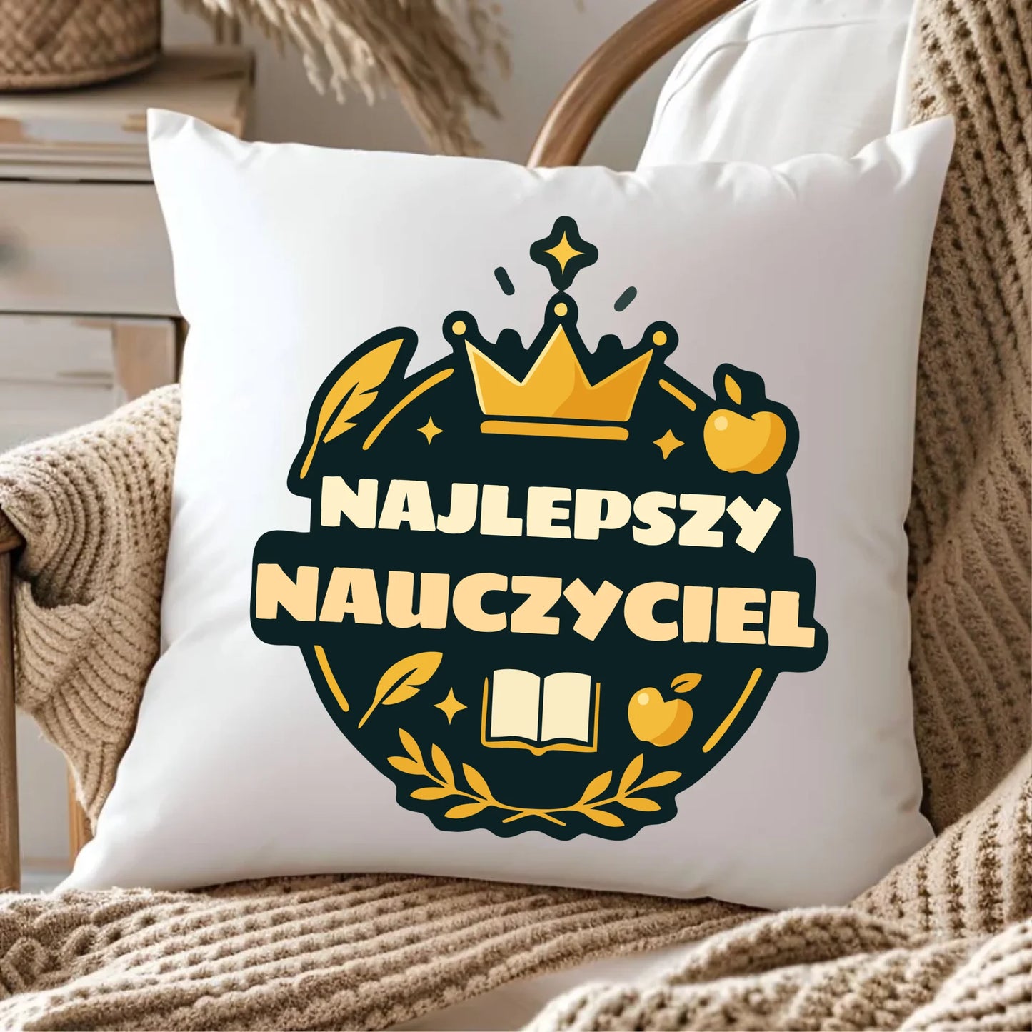 Poduszka prezent na Zakończenie Roku Szkolnego dla nauczyciela
