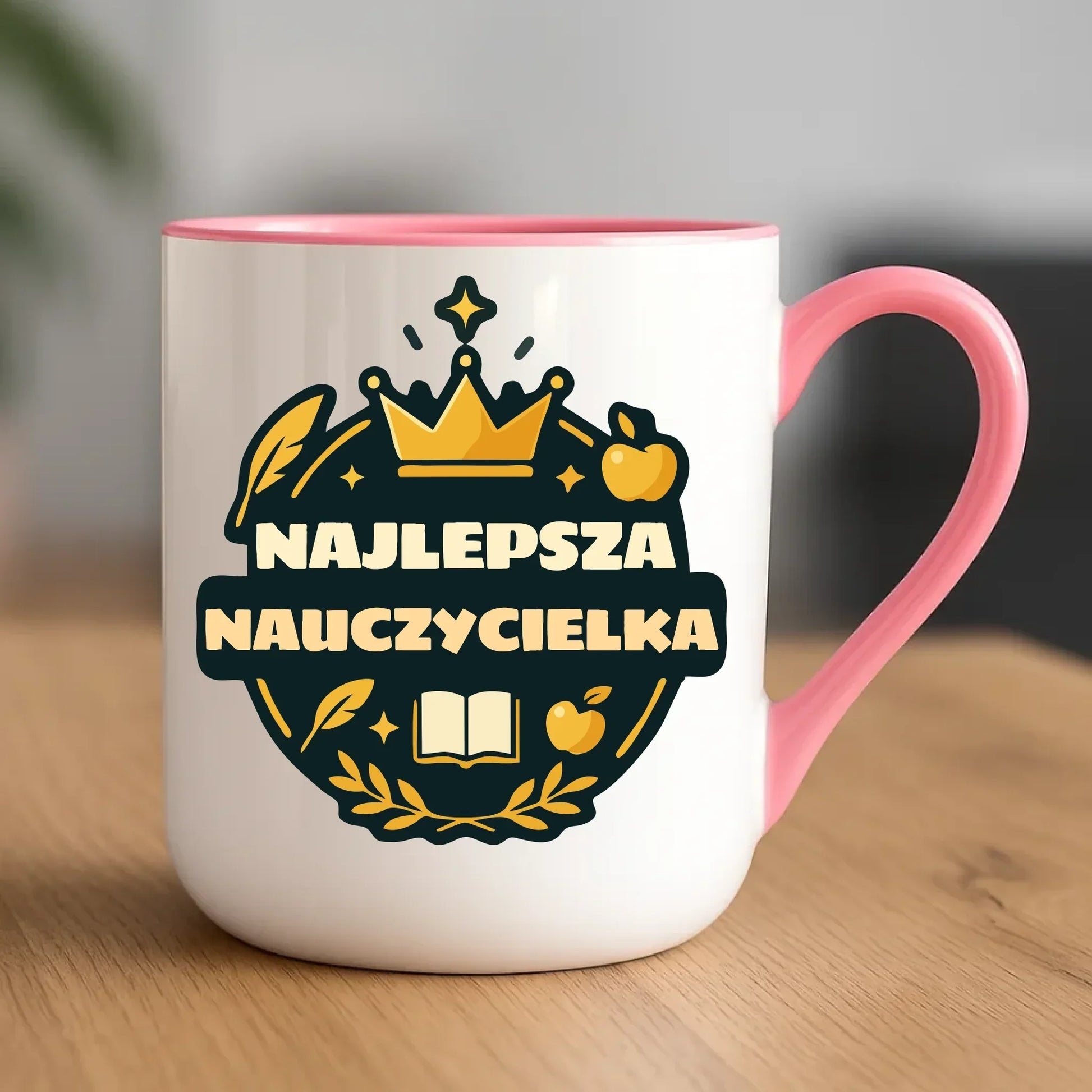 Najlepsza nauczycielka | Kubek elegant prezent dla nauczycielki N38 - StoryCups.pl