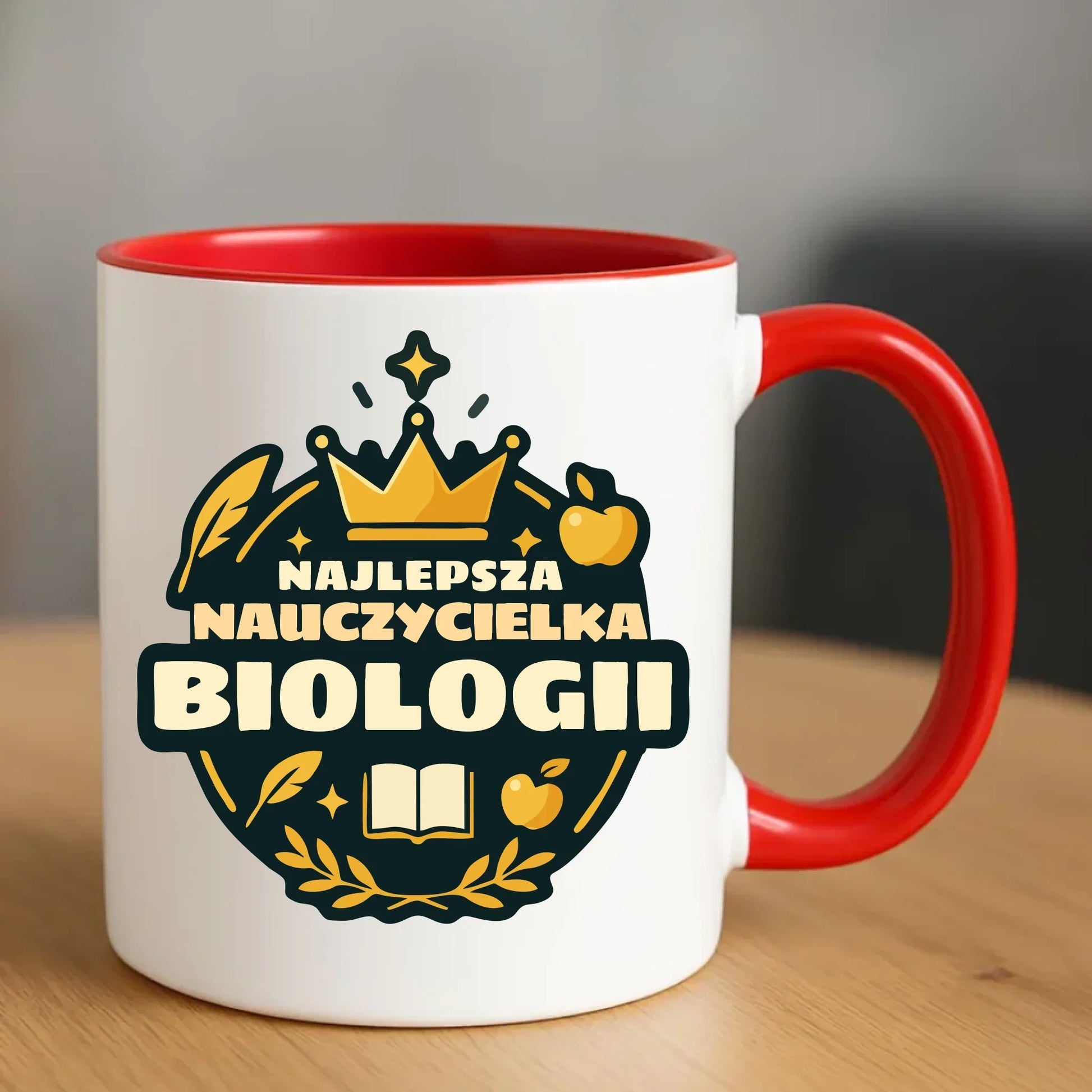 Najlepsza nauczycielka biologii | Kubek prezent dla nauczycielki N39 - StoryCups.pl