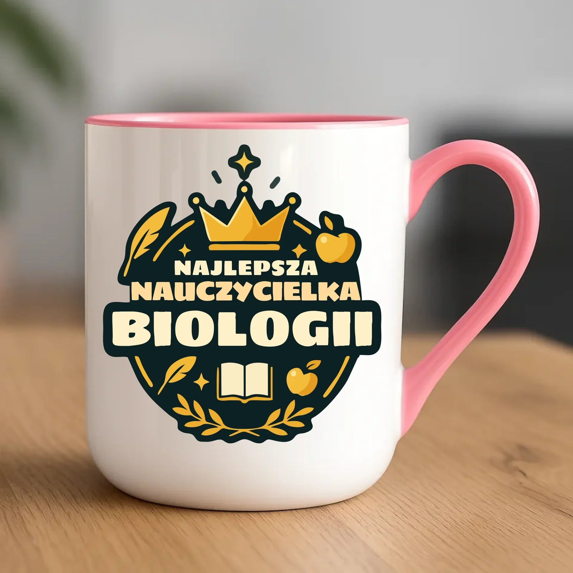 Najlepsza nauczycielka biologii | Kubek elegant prezent dla nauczycielki N39 - StoryCups.pl