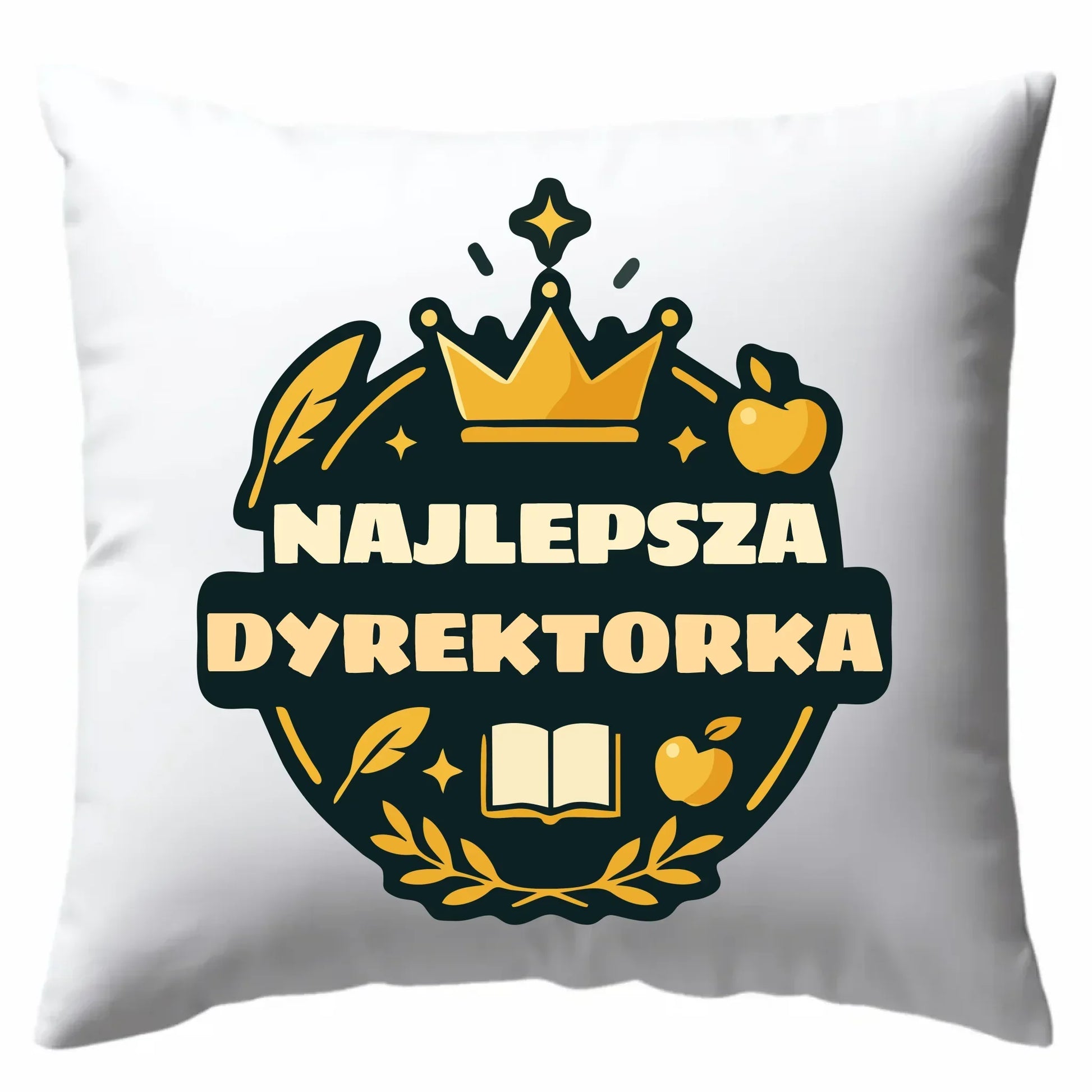 Najlepsza dyrektorka szkoły | Poduszka na prezent dla dyrektorki N40 - StoryCups.pl