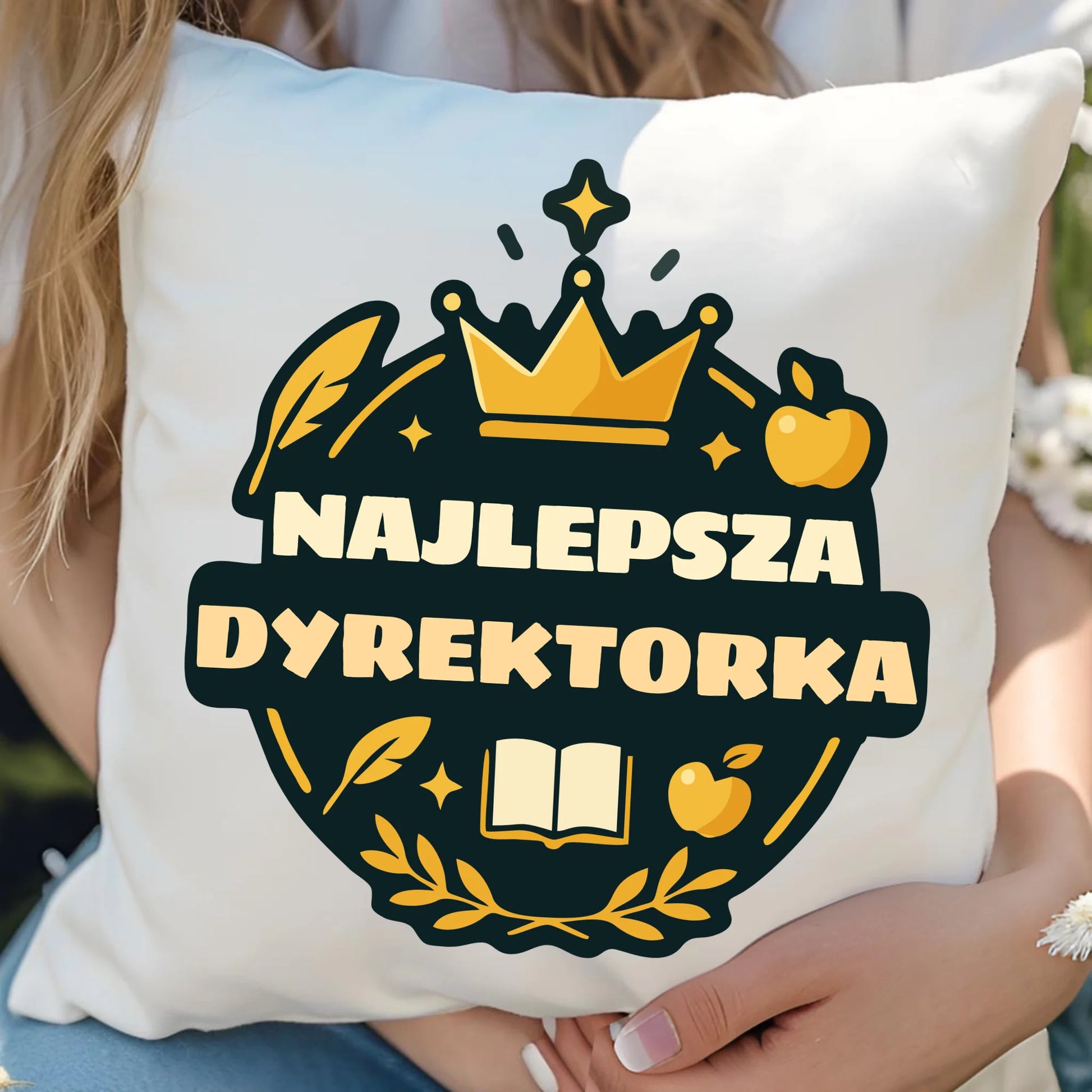Poduszka prezent na Zakończenie Roku Szkolnego dla nauczyciela