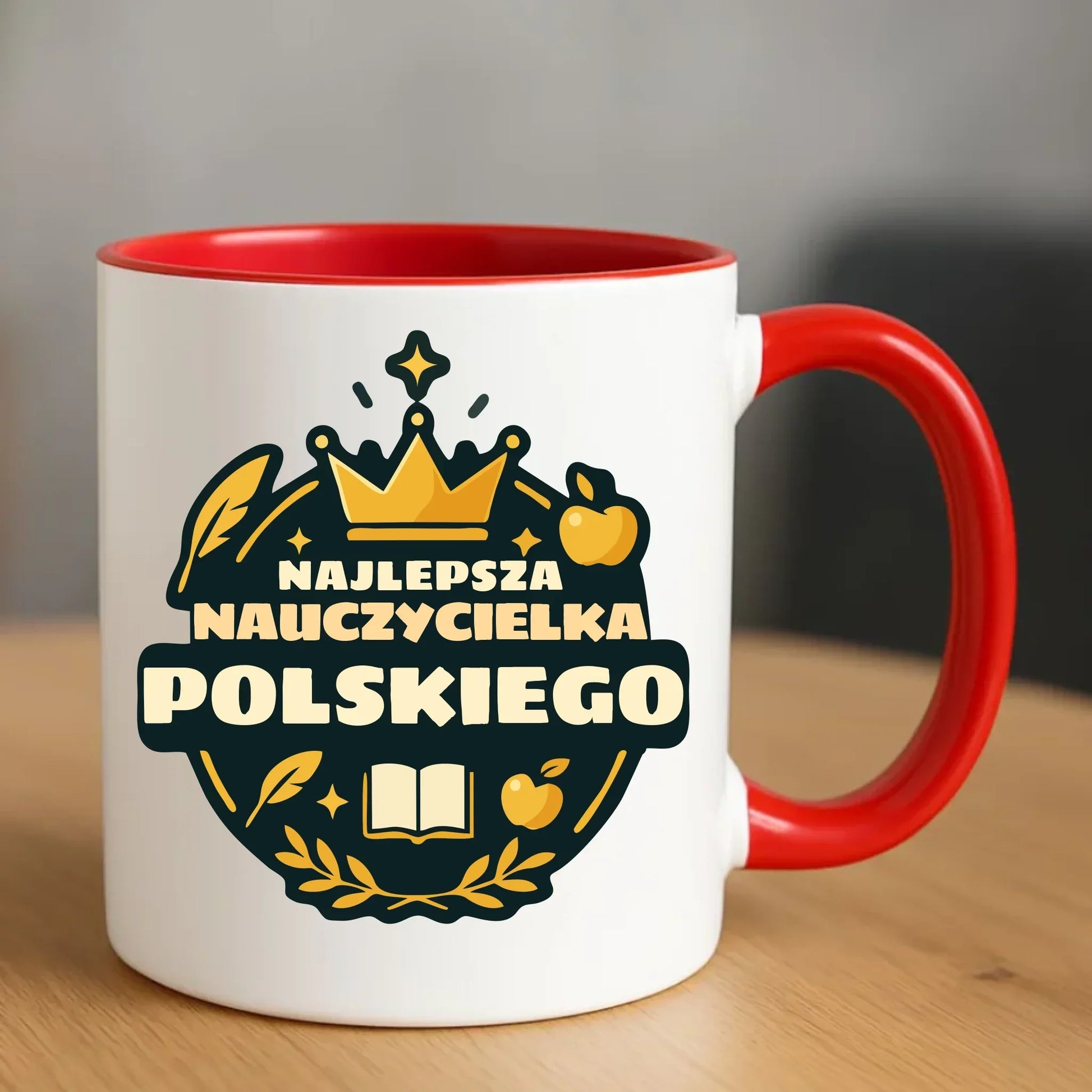 Najlepsza nauczycielka języka polskiego | Kubek prezent dla polonistki N41 - StoryCups.pl